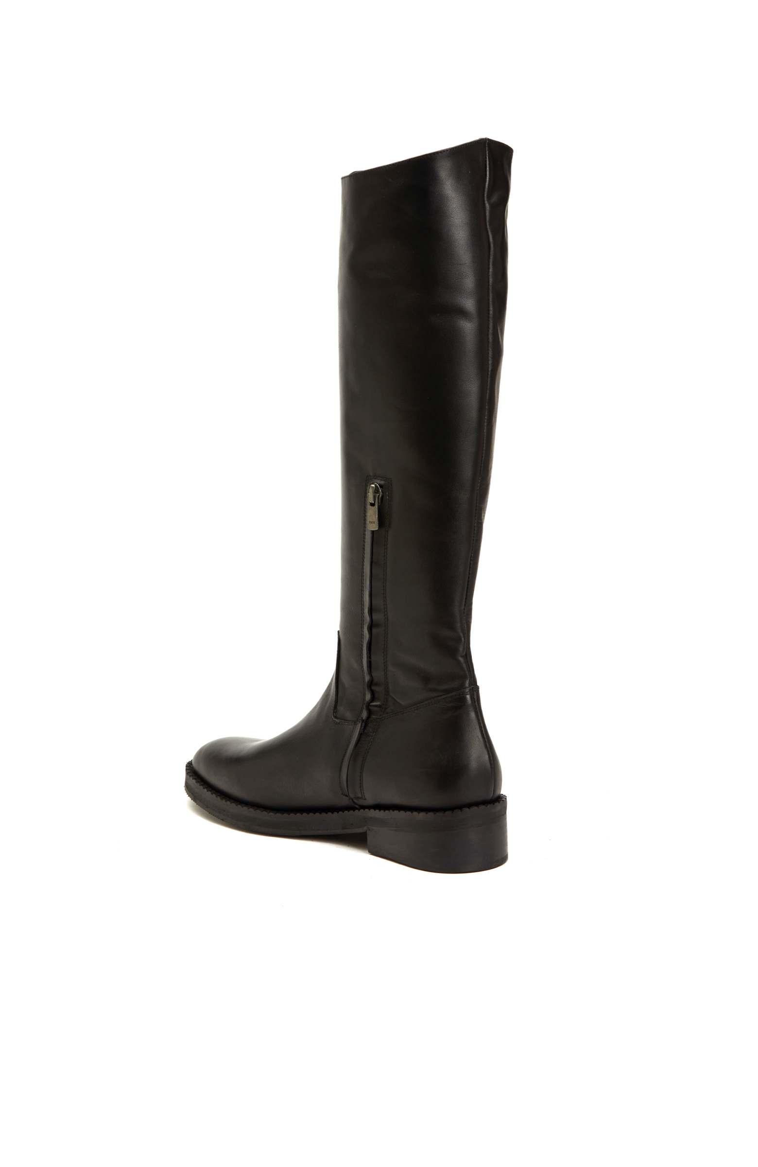 Siyah Kadın Deri Çizme