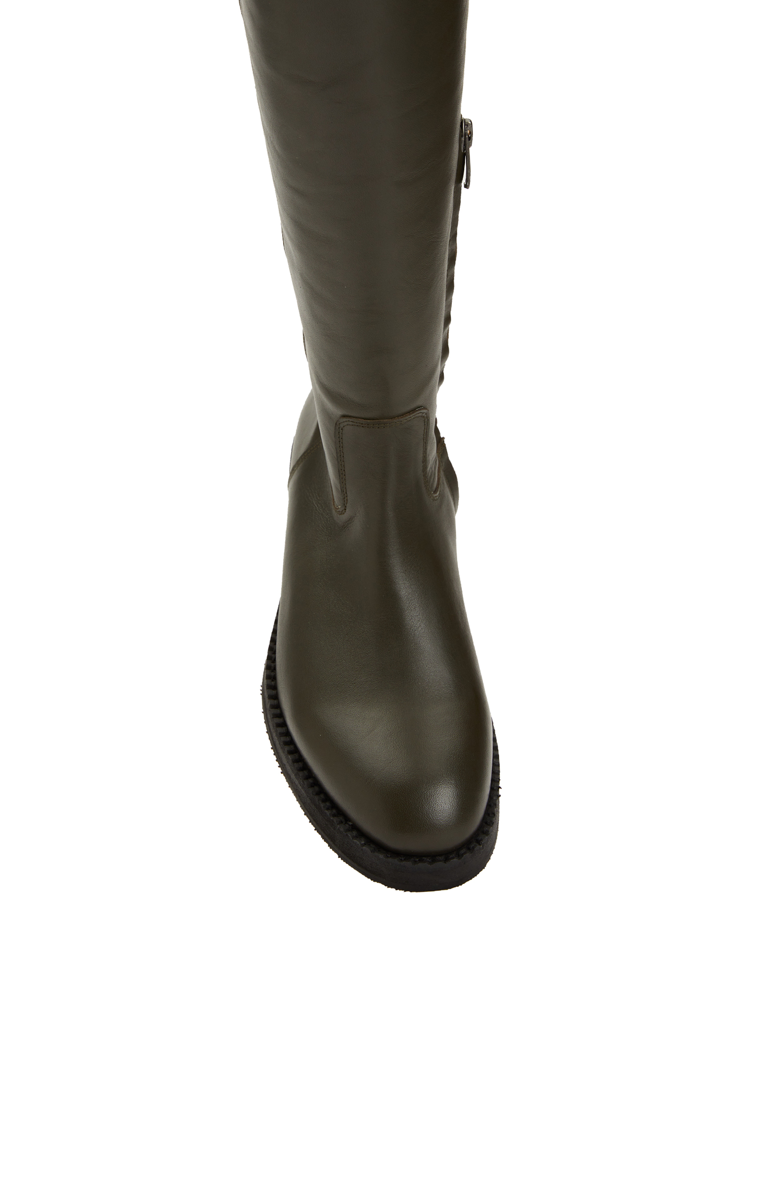 Haki Kadın Deri Çizme