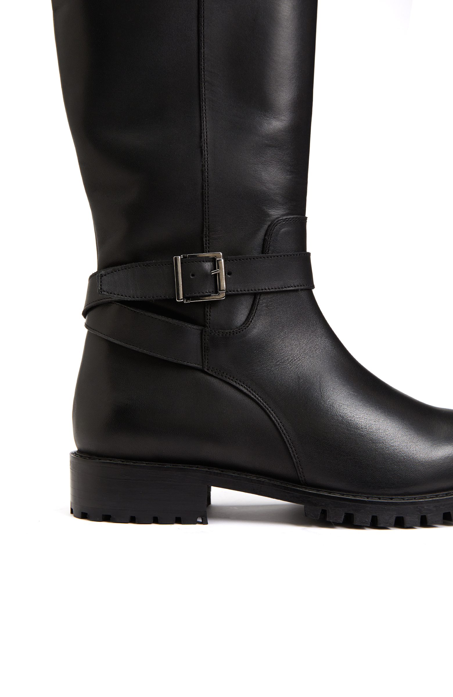 Siyah Kadın Deri Çizme