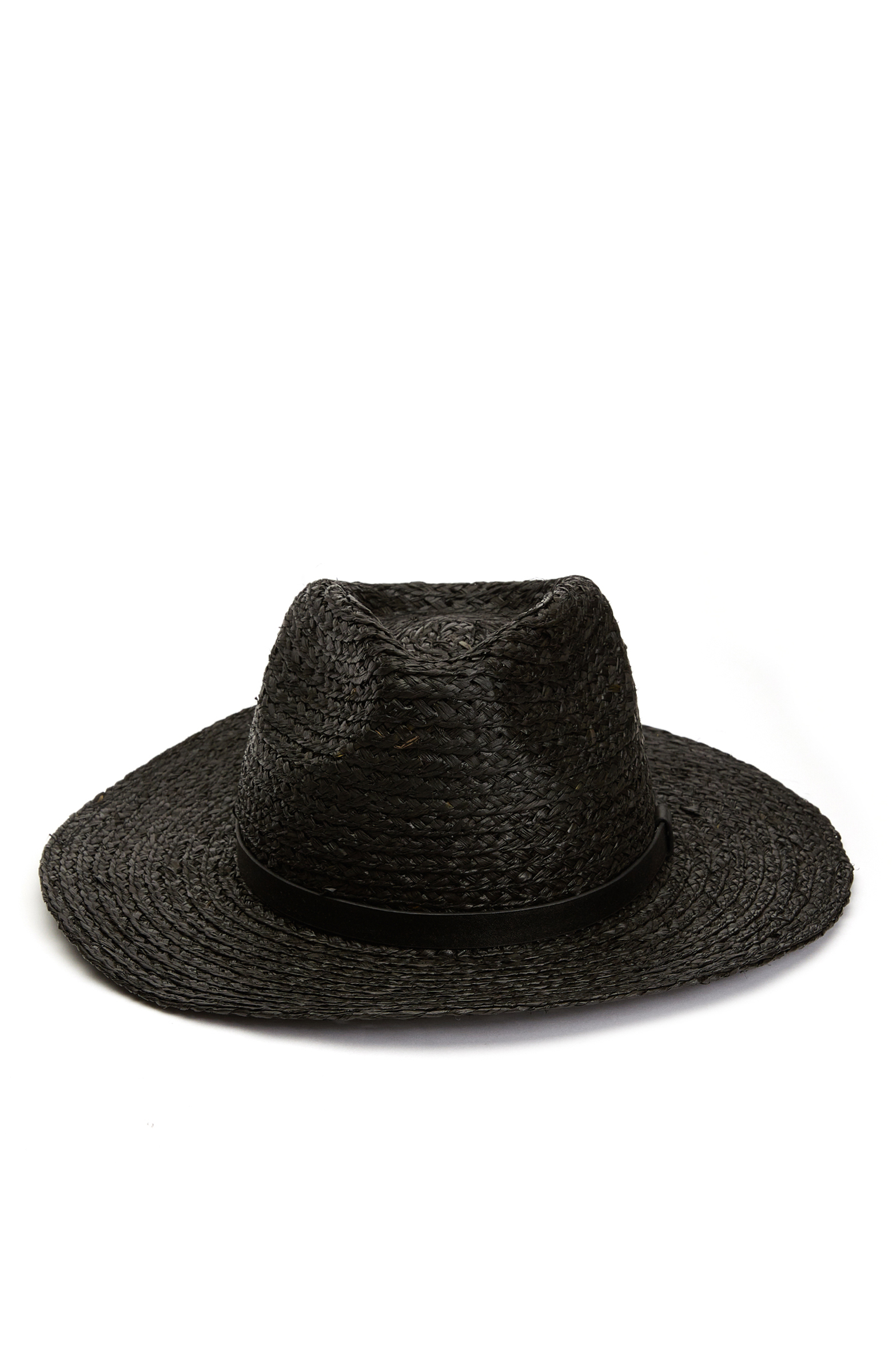 Siyah Erkek Hasır Şapka