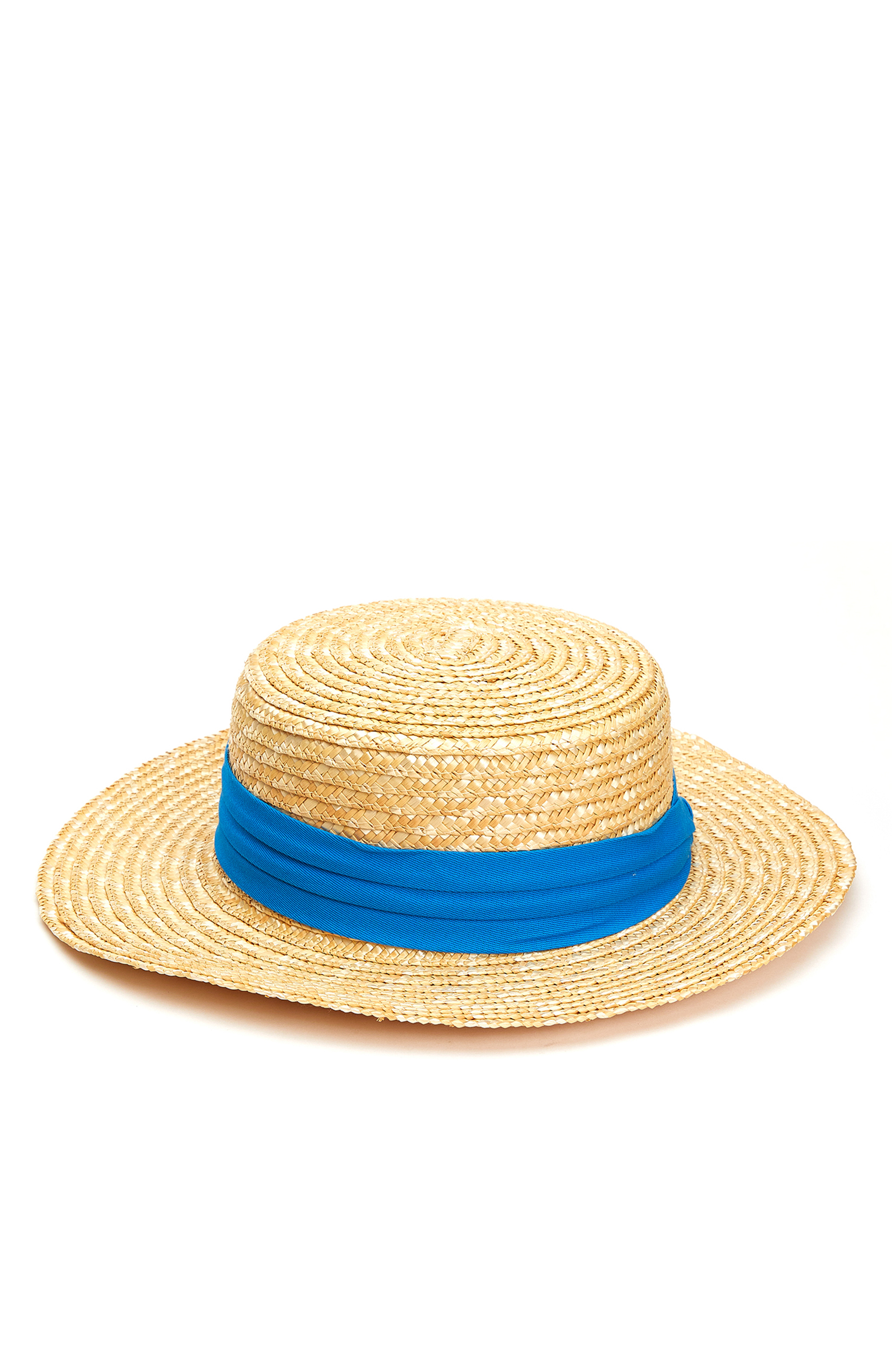 Bej Kadın Hasır Şapka