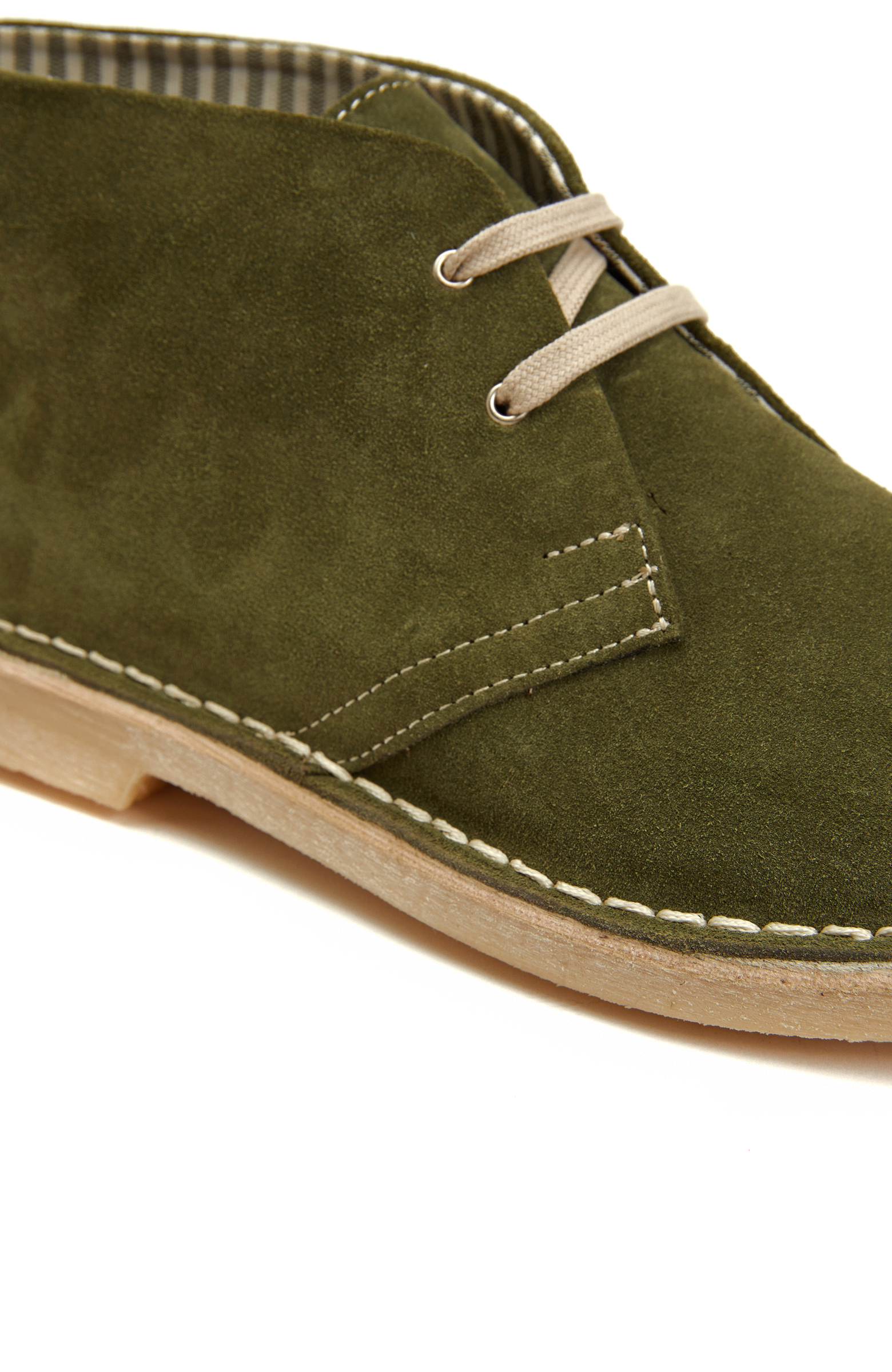 Haki Erkek Süet Deri Bot