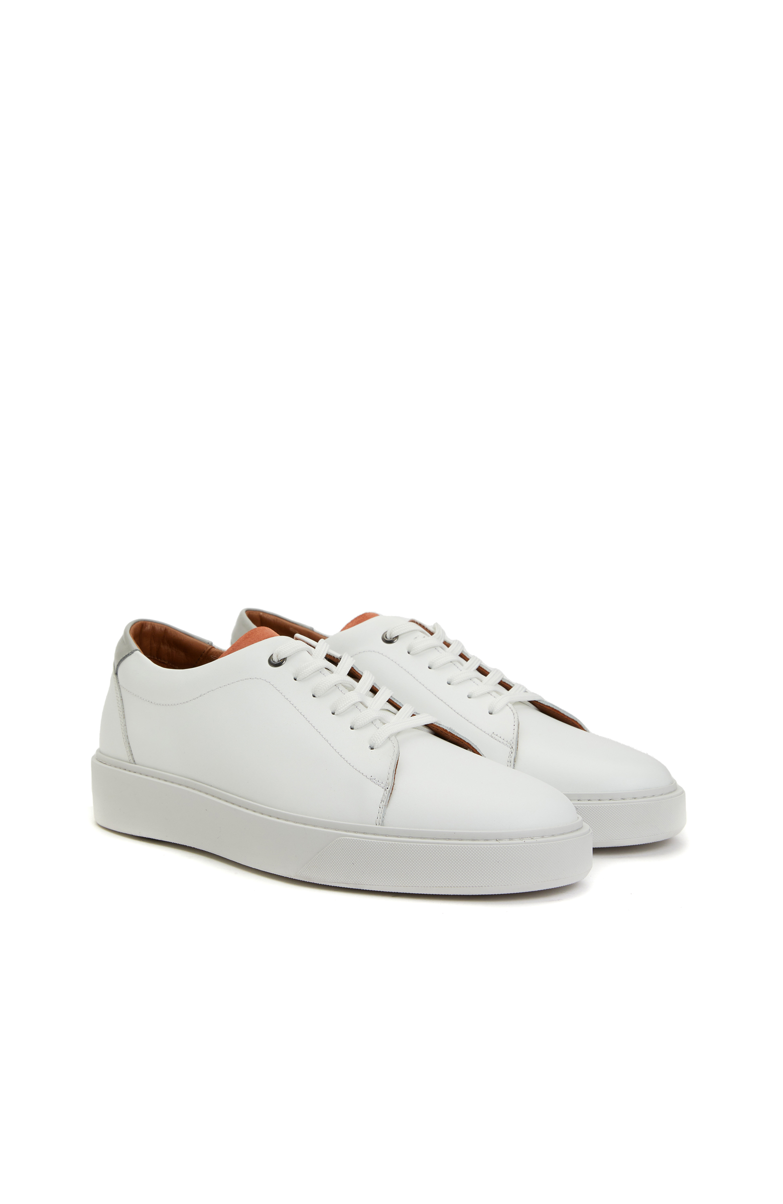 Beyaz Erkek Deri Sneaker