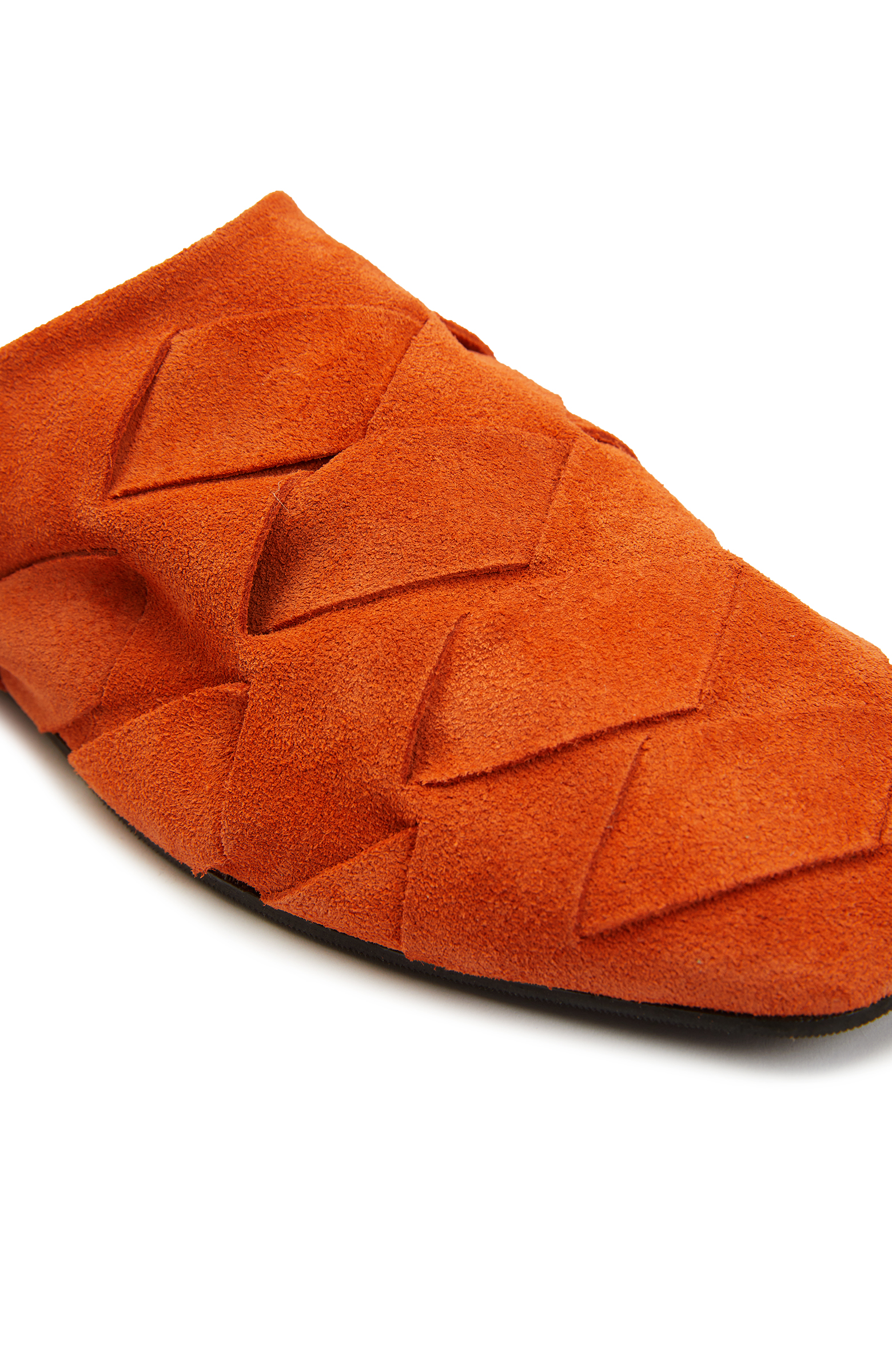 Turuncu Kadın Süet Terlik