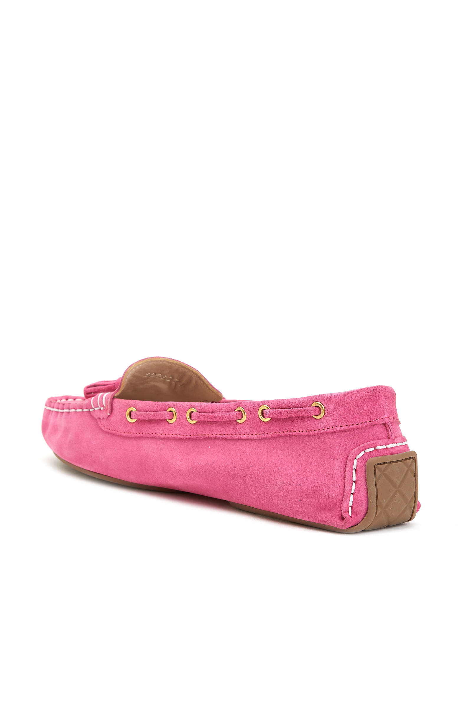 Fuşya Kadın Süet Loafer