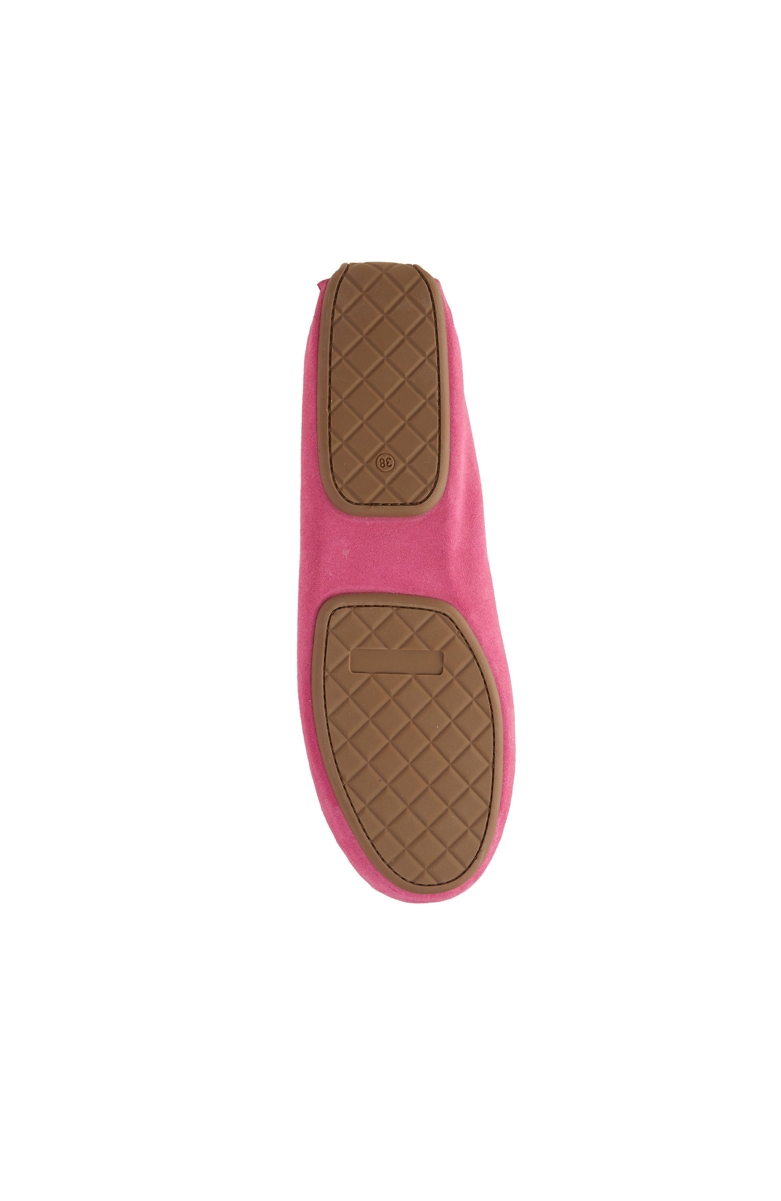 Fuşya Kadın Süet Loafer