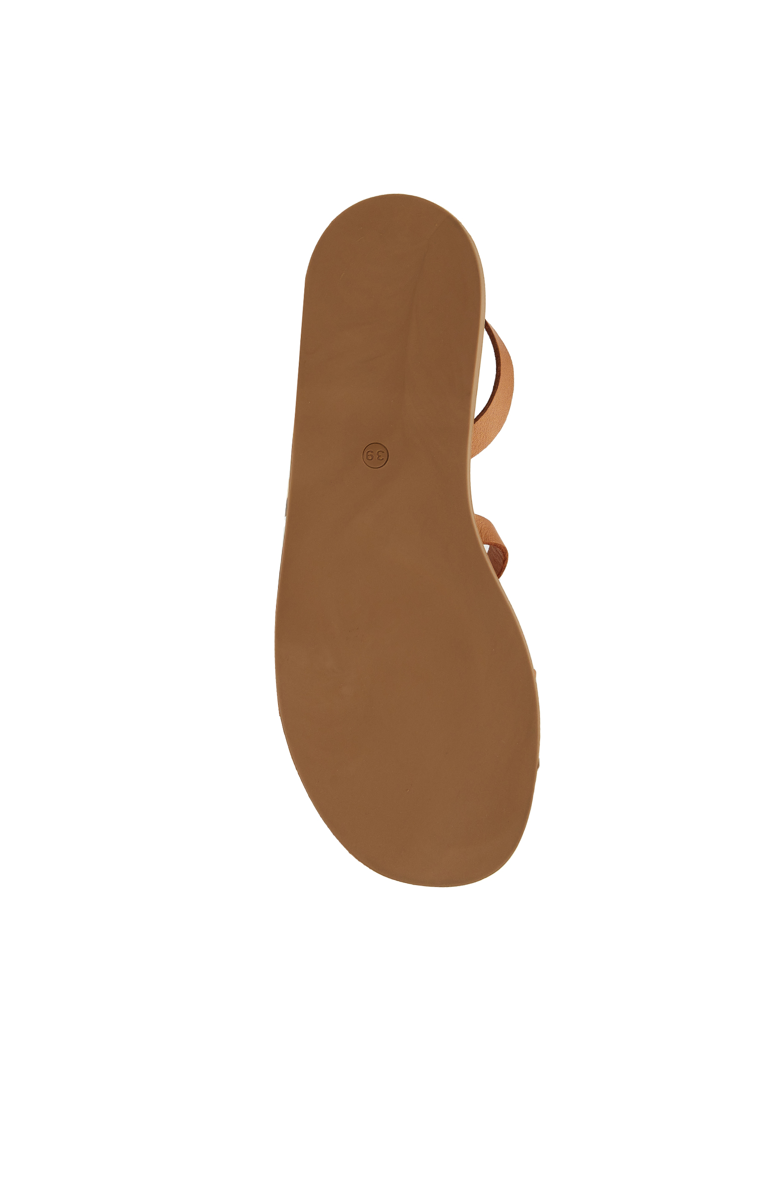 Taba Kadın Yumuşak Taban Deri Sandalet