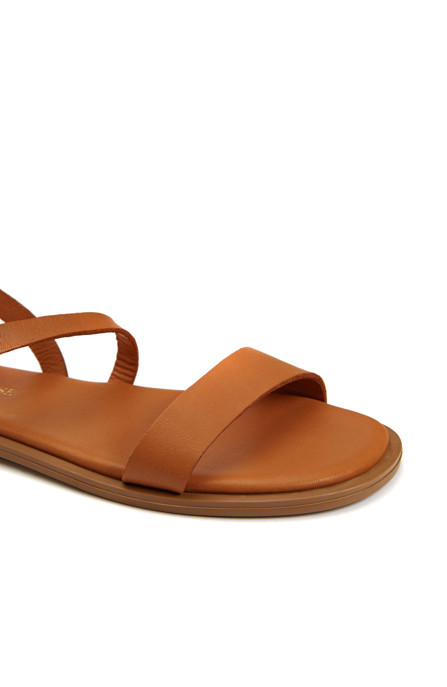 Taba Kadın Yumuşak Taban Deri Sandalet