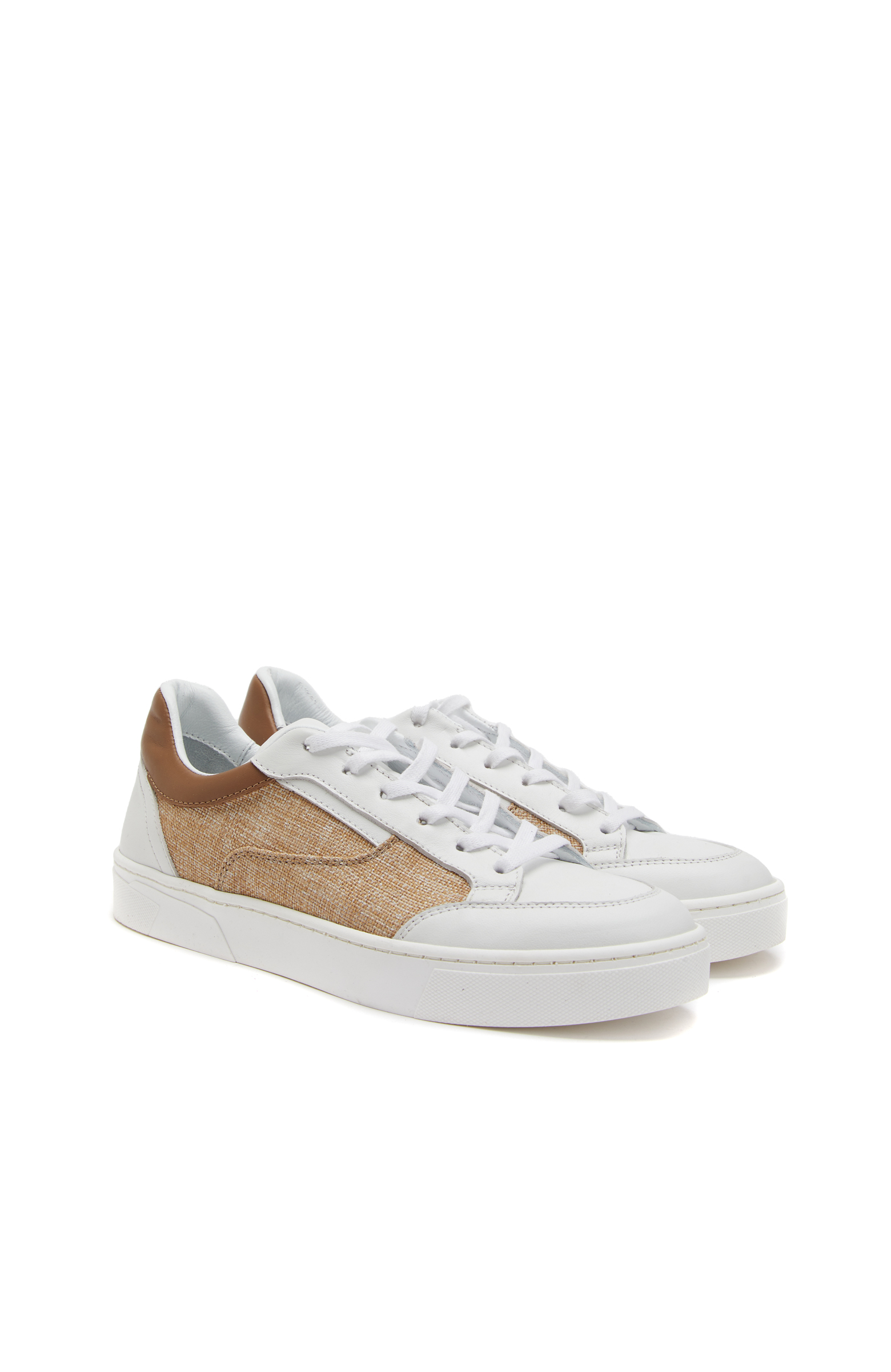 Beyaz Kadın Deri Sneaker