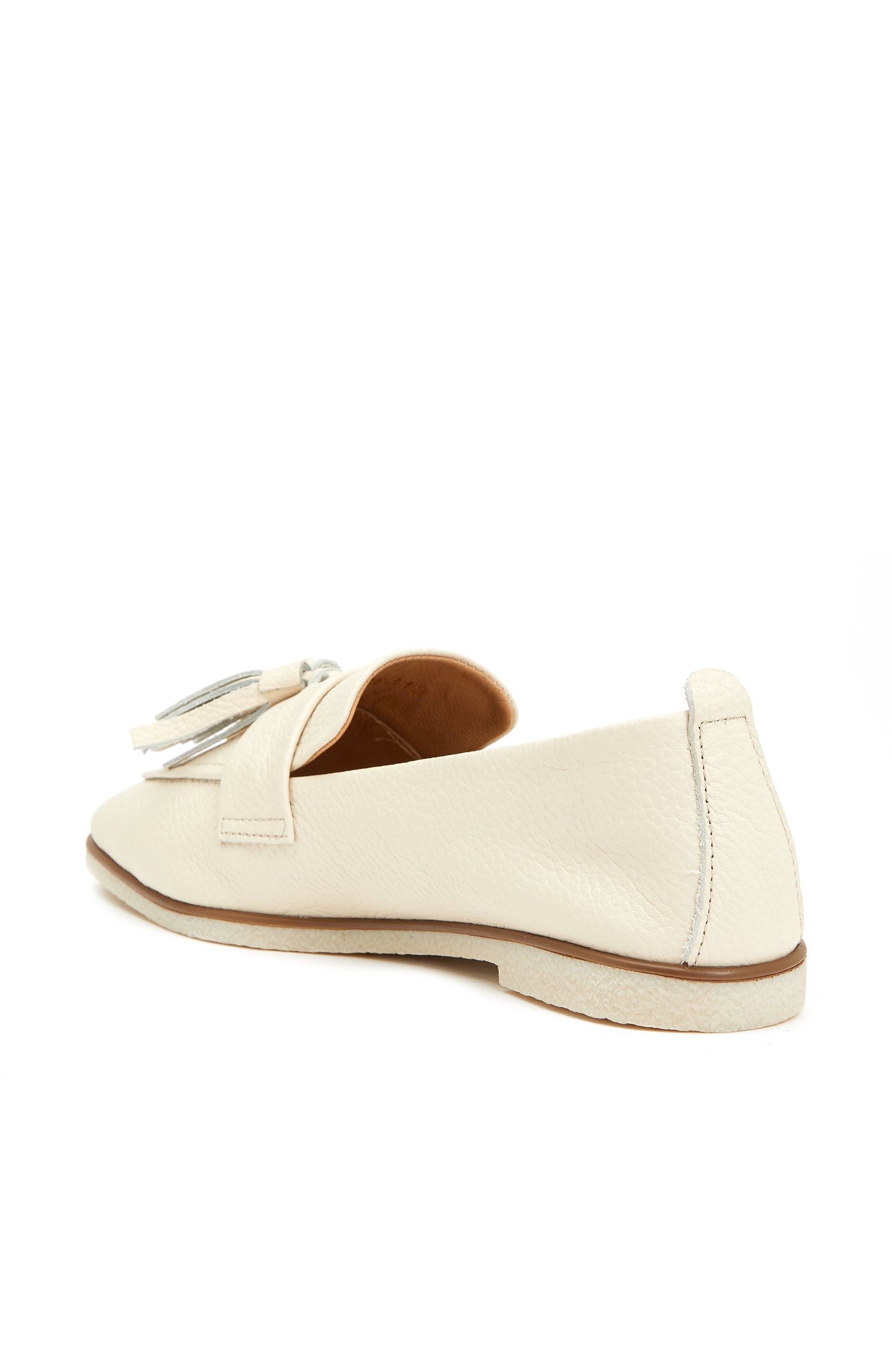 Bej Kadın Deri Loafer