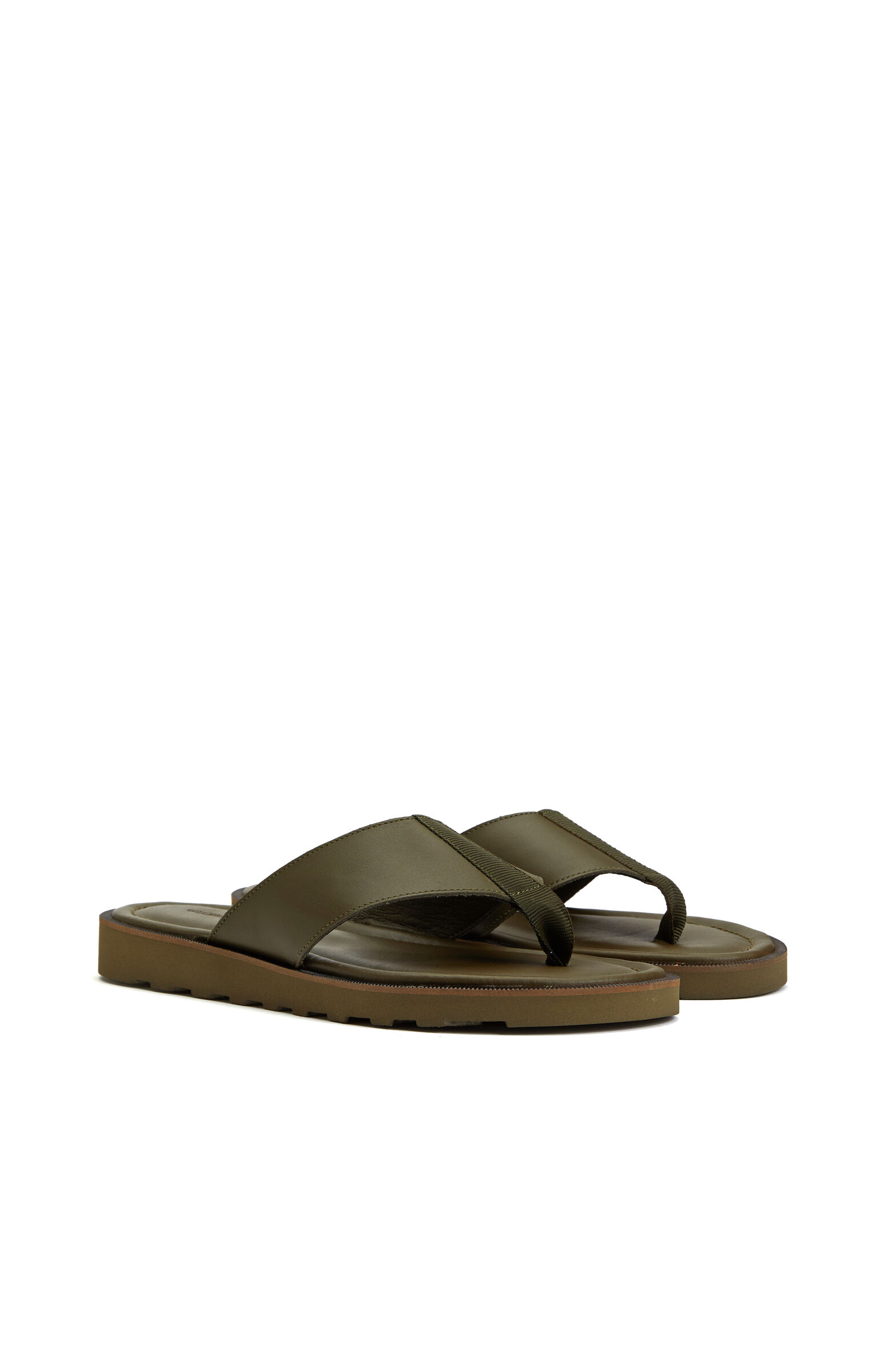 Haki Erkek Deri Terlik