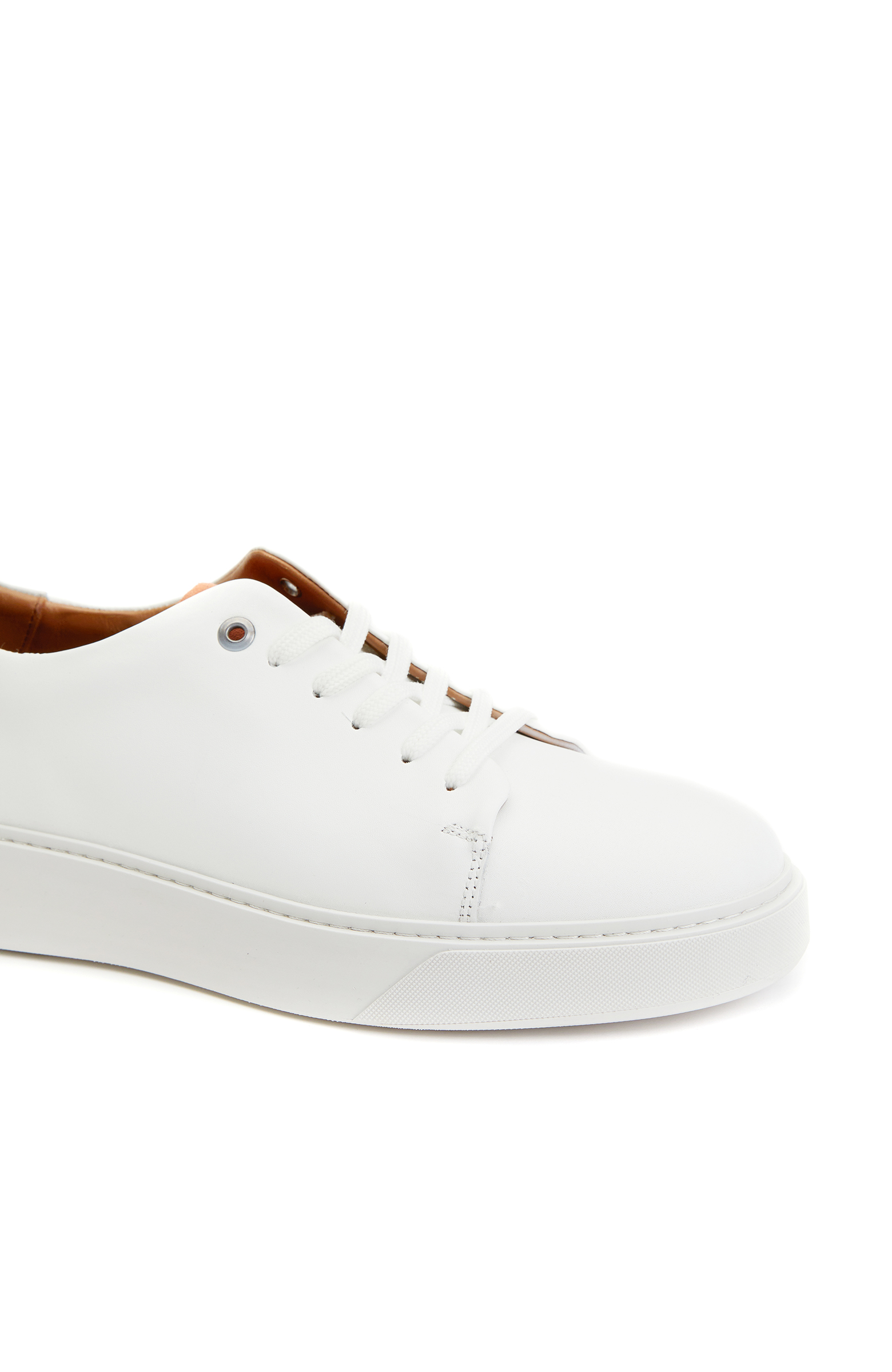 Beyaz Kadın Deri Sneaker