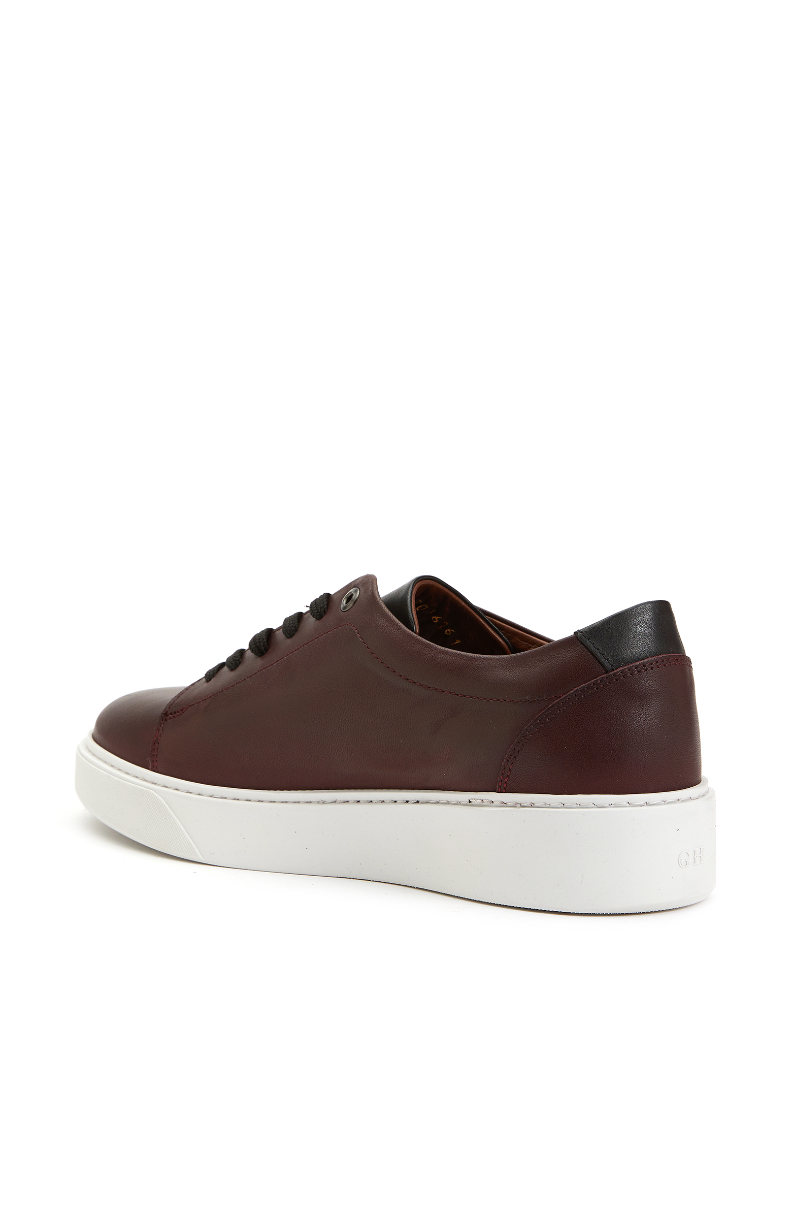 Bordo Kadın Deri Sneaker