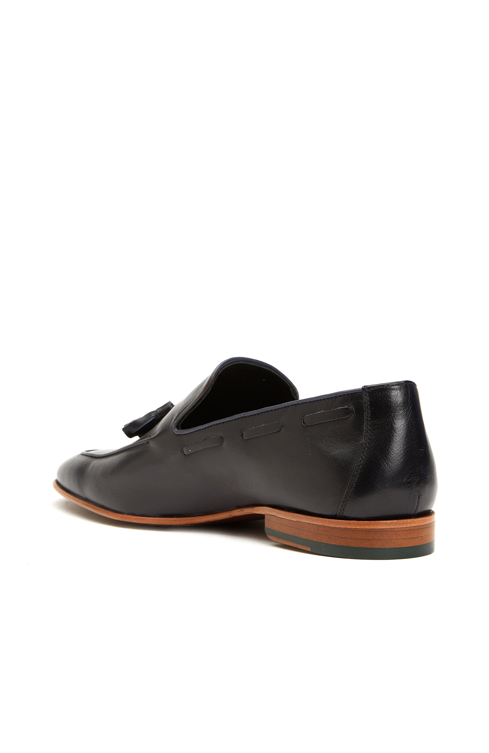 Lacivert Deri Erkek Loafer