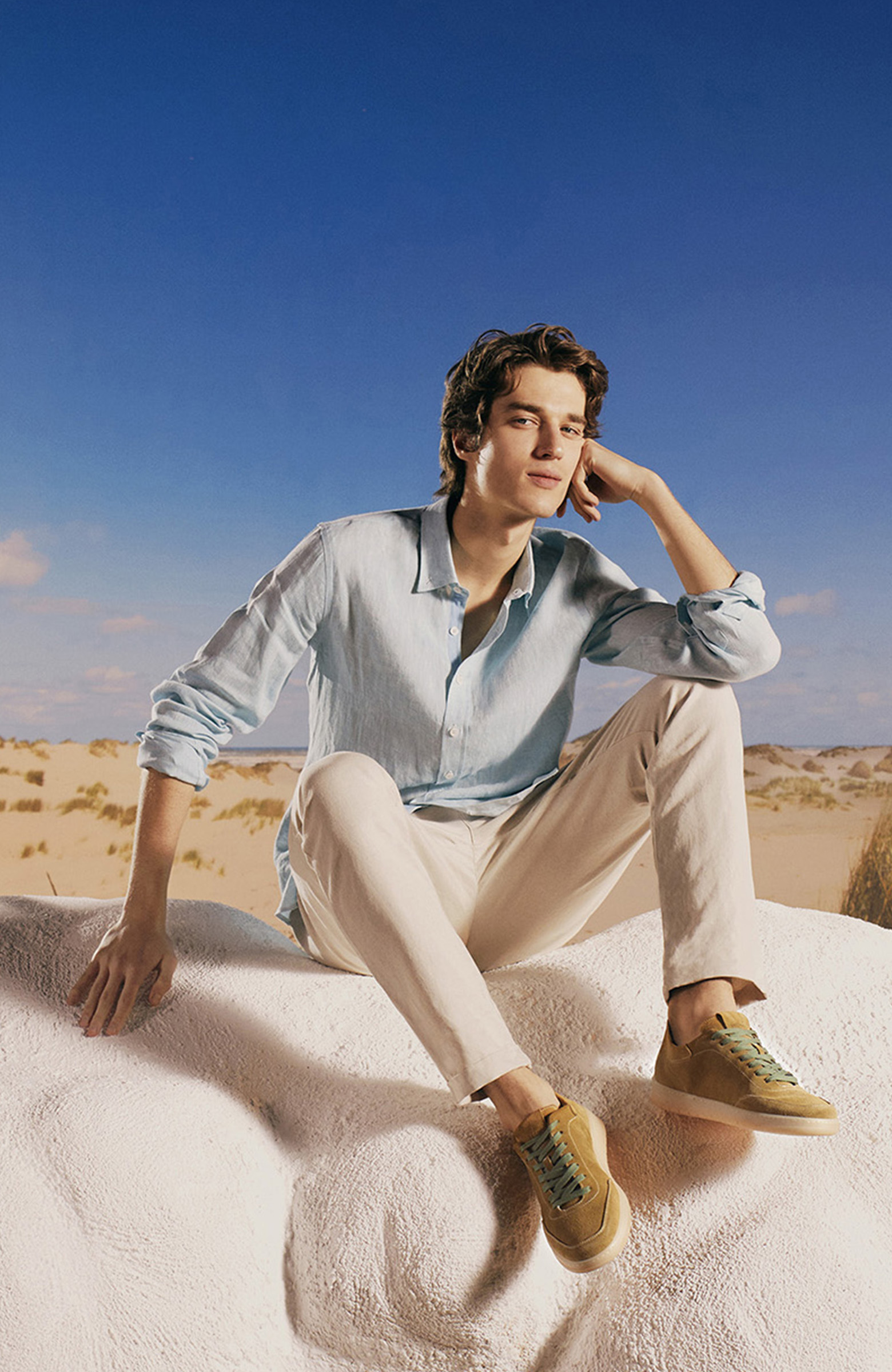 Camel Erkek Süet Ayakkabı