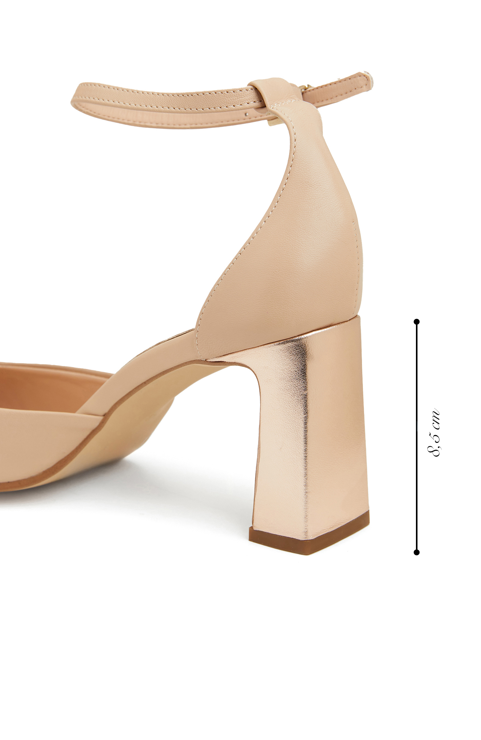 Pudra Deri Kadın Ayakkabı