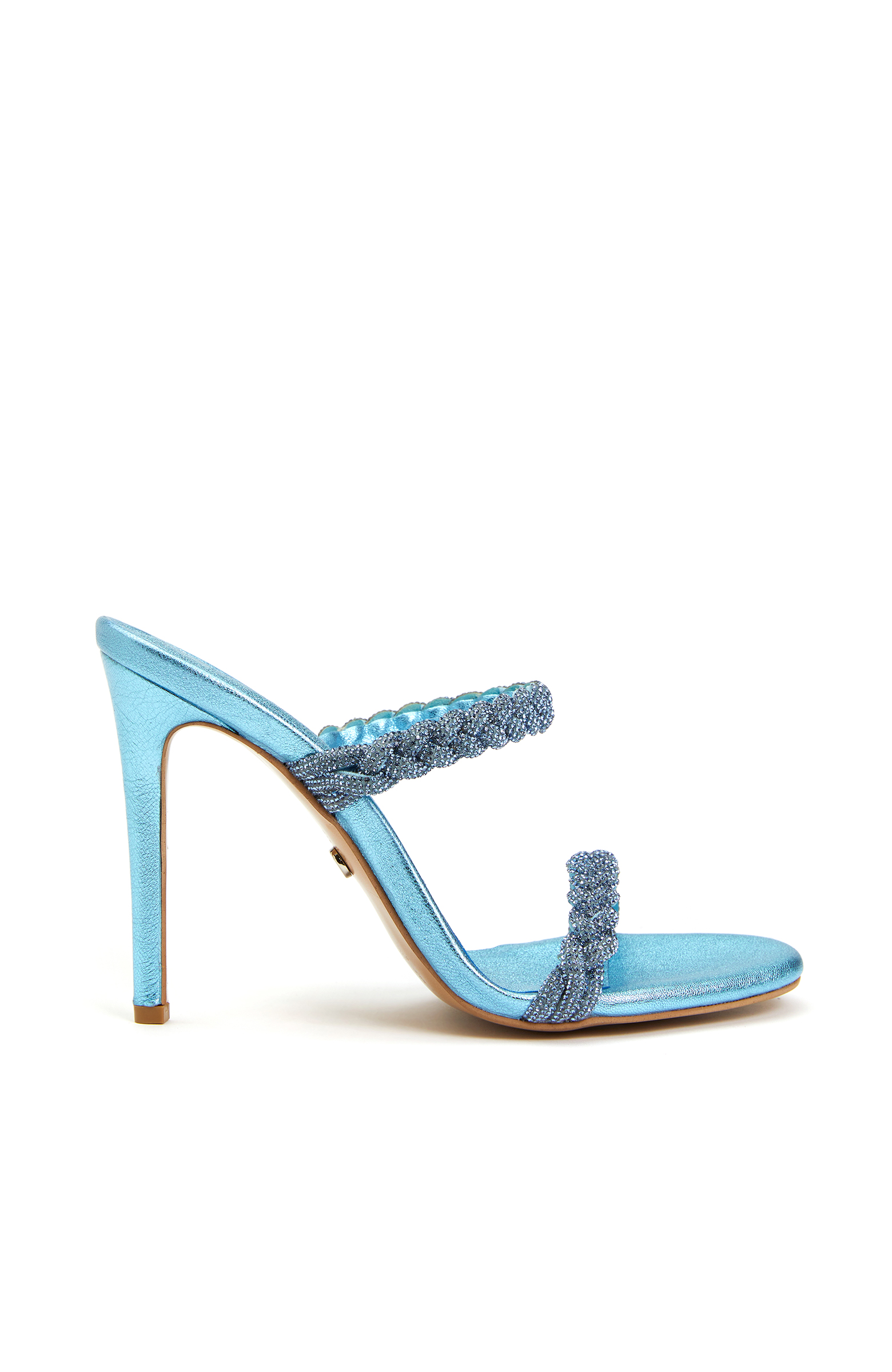 Mavi Kadın Deri Terlik