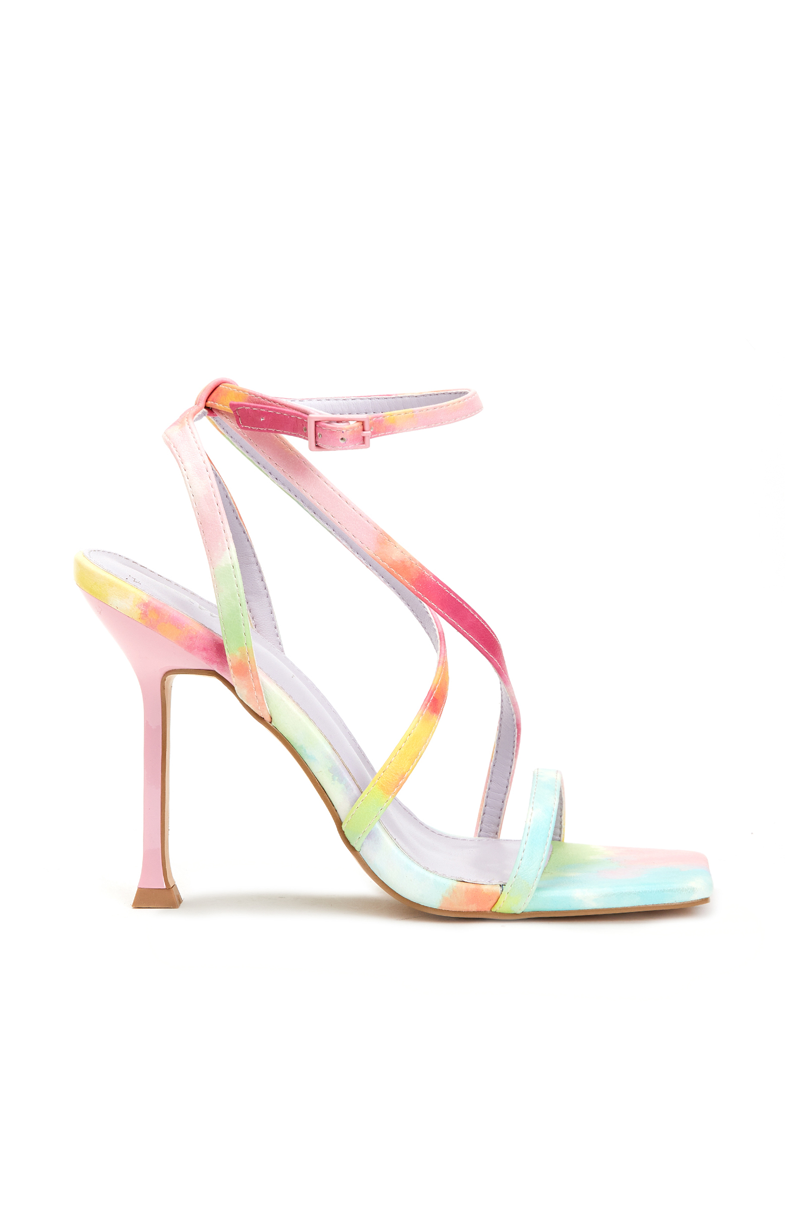 Renkli Kadın Deri Sandalet