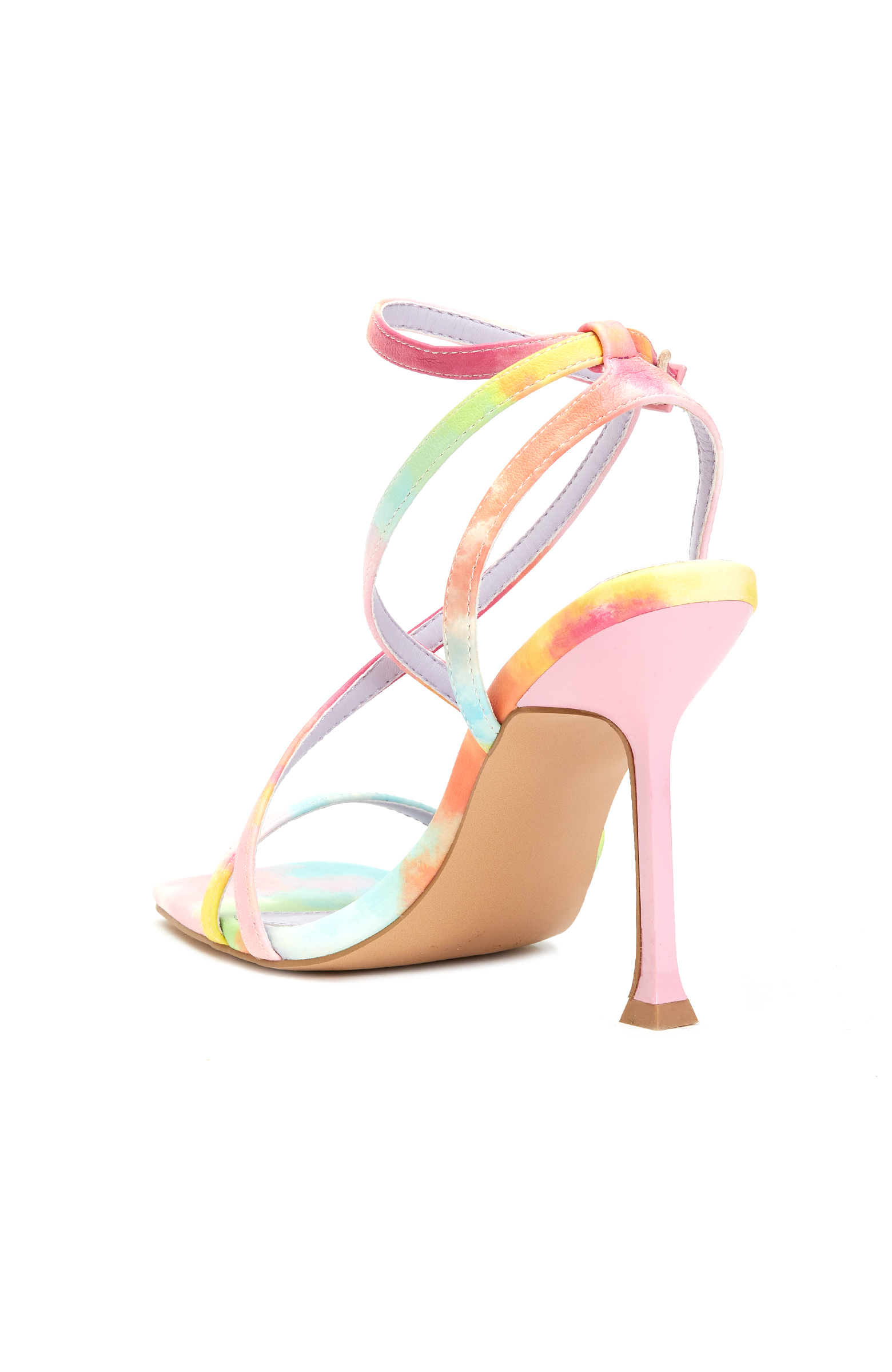 Renkli Kadın Deri Sandalet