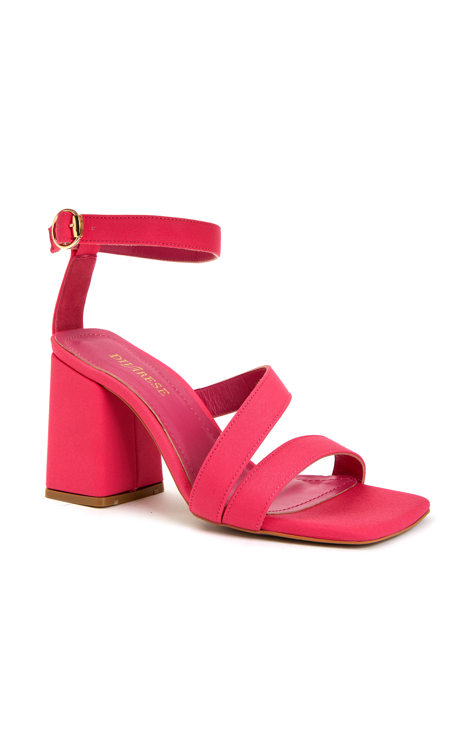 Pembe Kadın Deri Sandalet