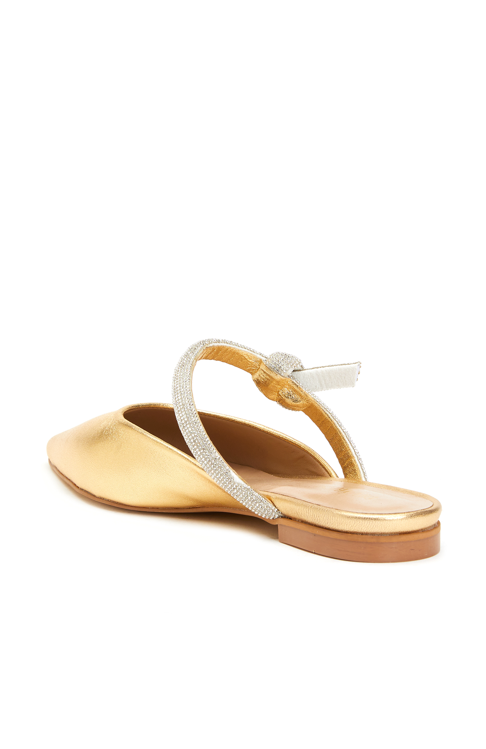 Gold Kadın Deri Terlik