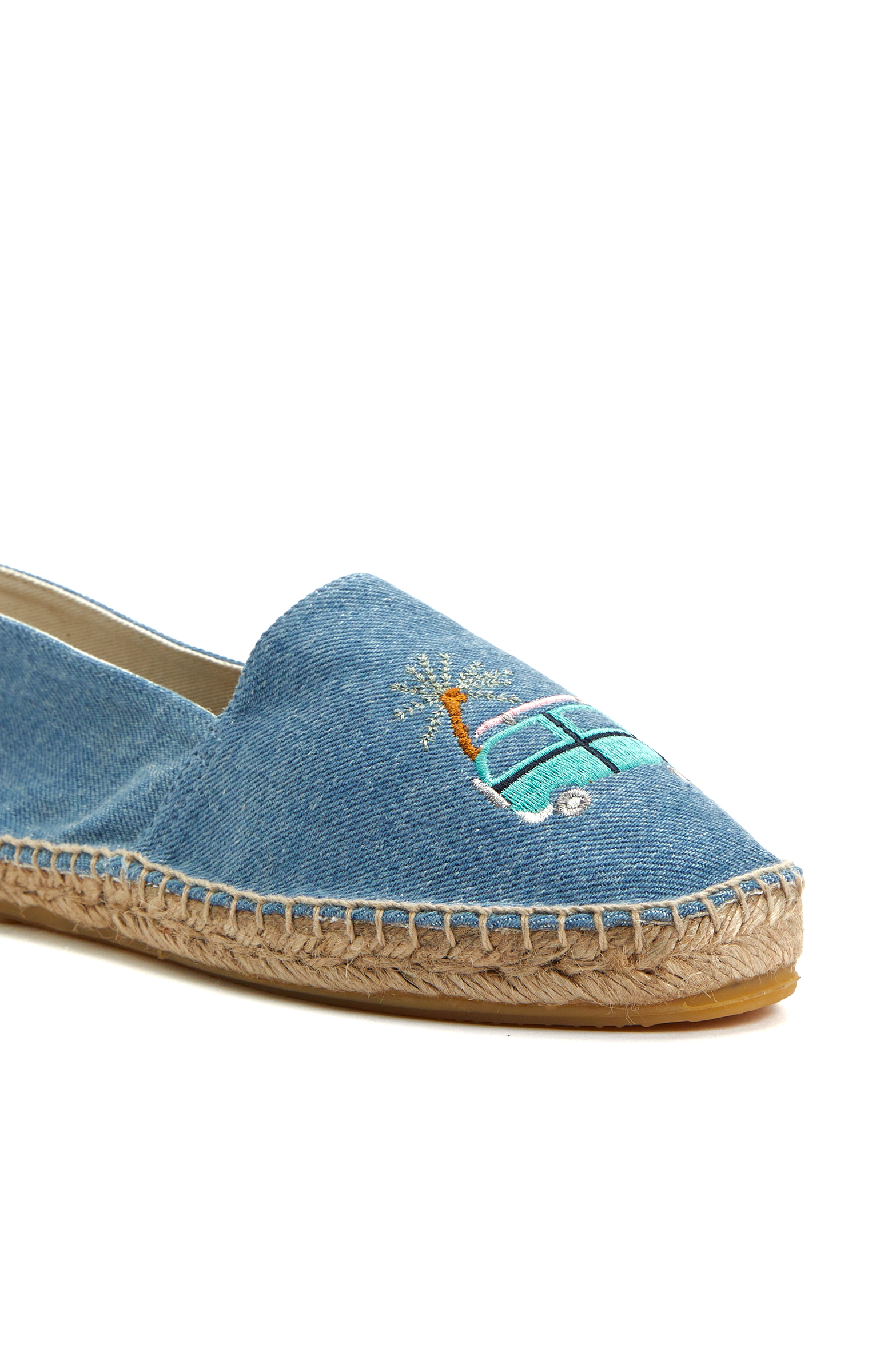 Mavi Desenli Kadın Espadril