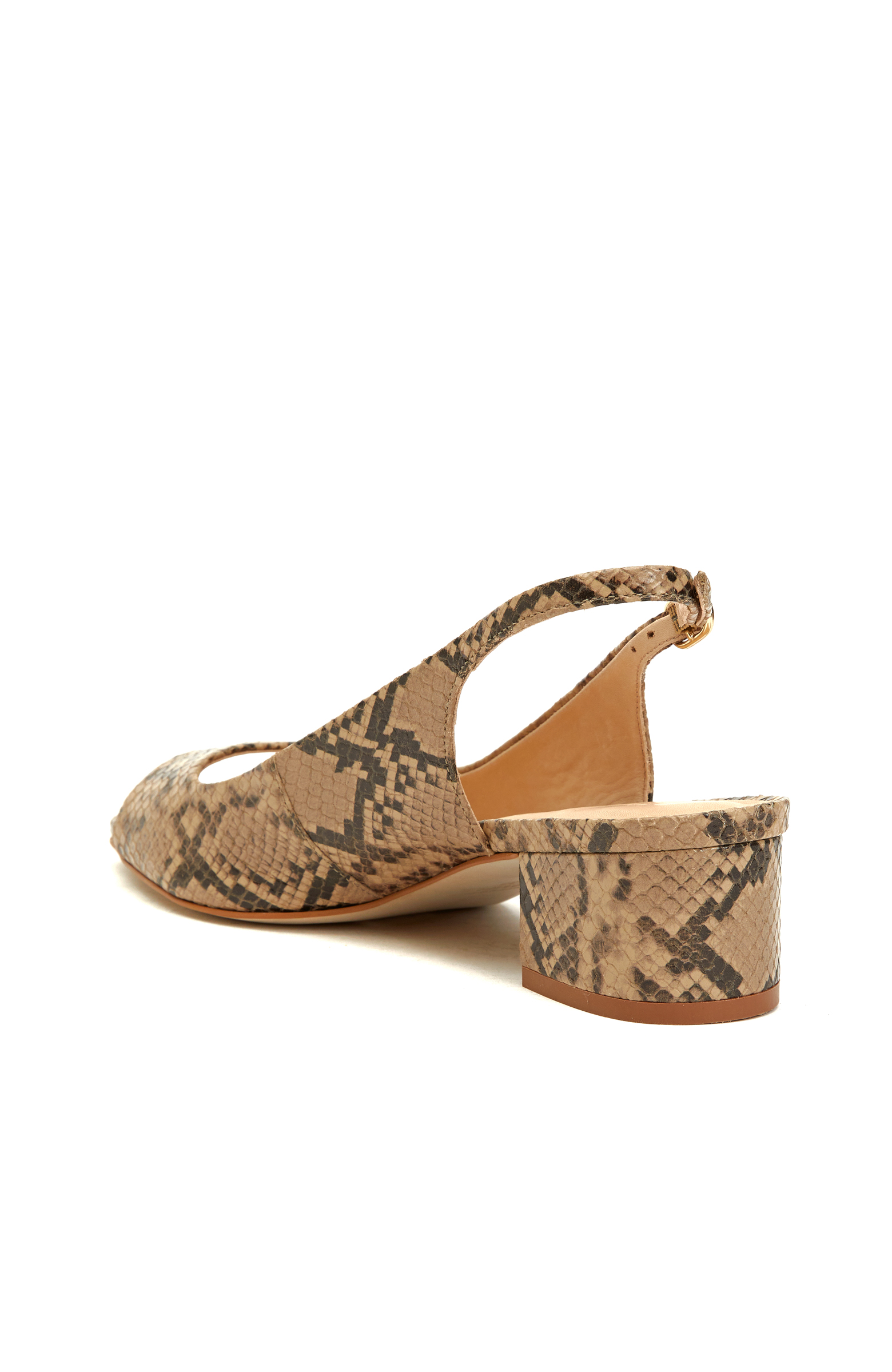 Bej Kadın Deri Sandalet