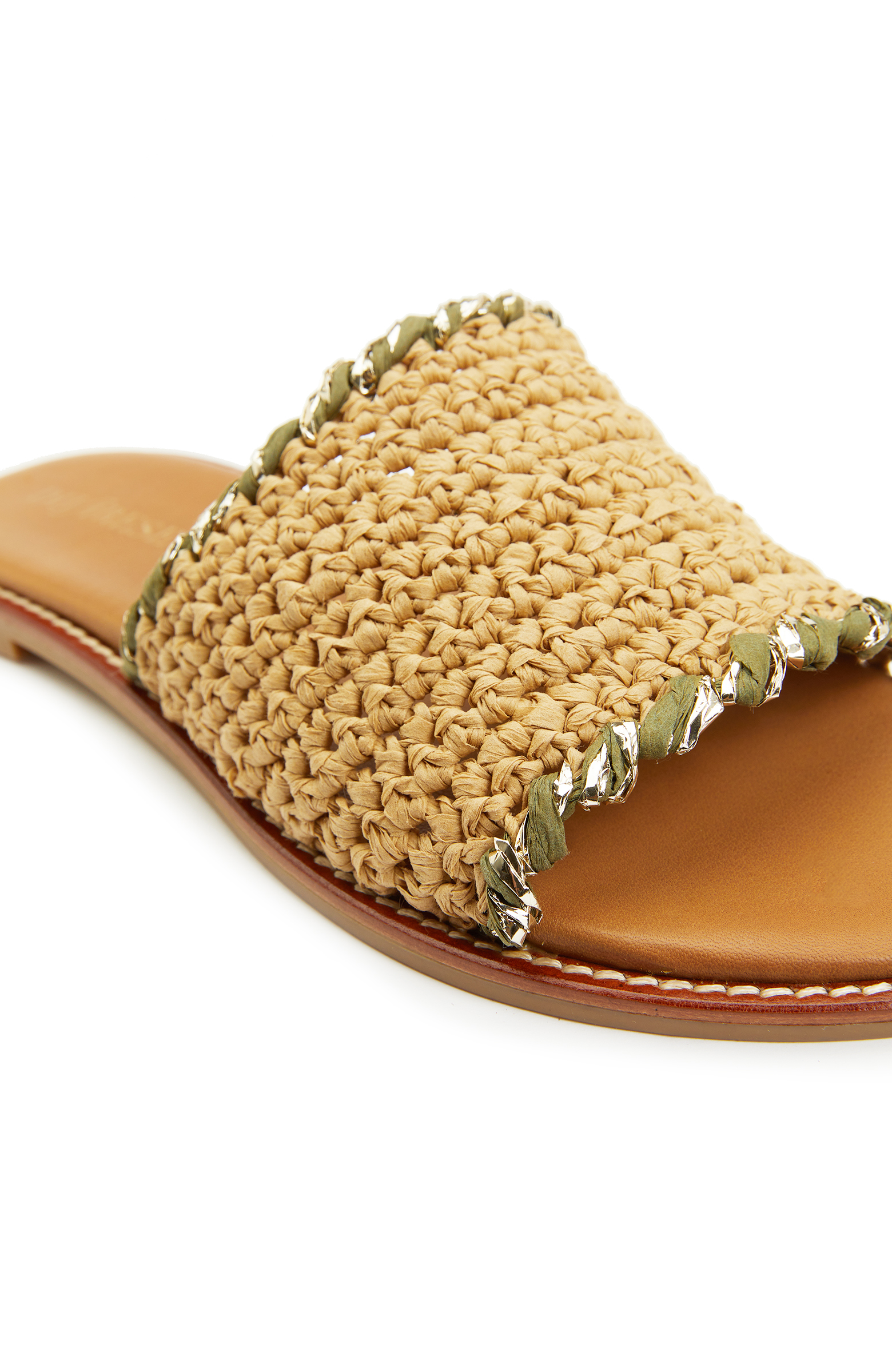 Naturel Kadın Hasır Terlik