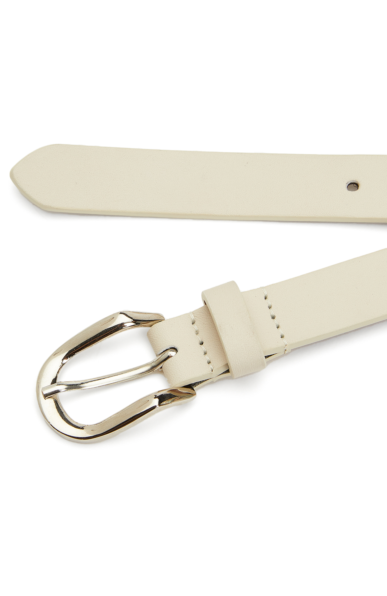 Bej Kadın Deri Kemer