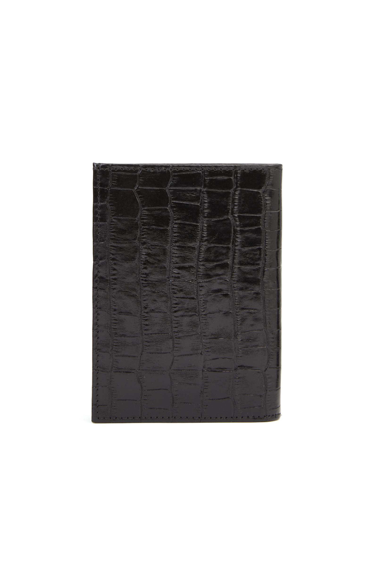 Siyah Kroko Erkek Deri Pasaportluk