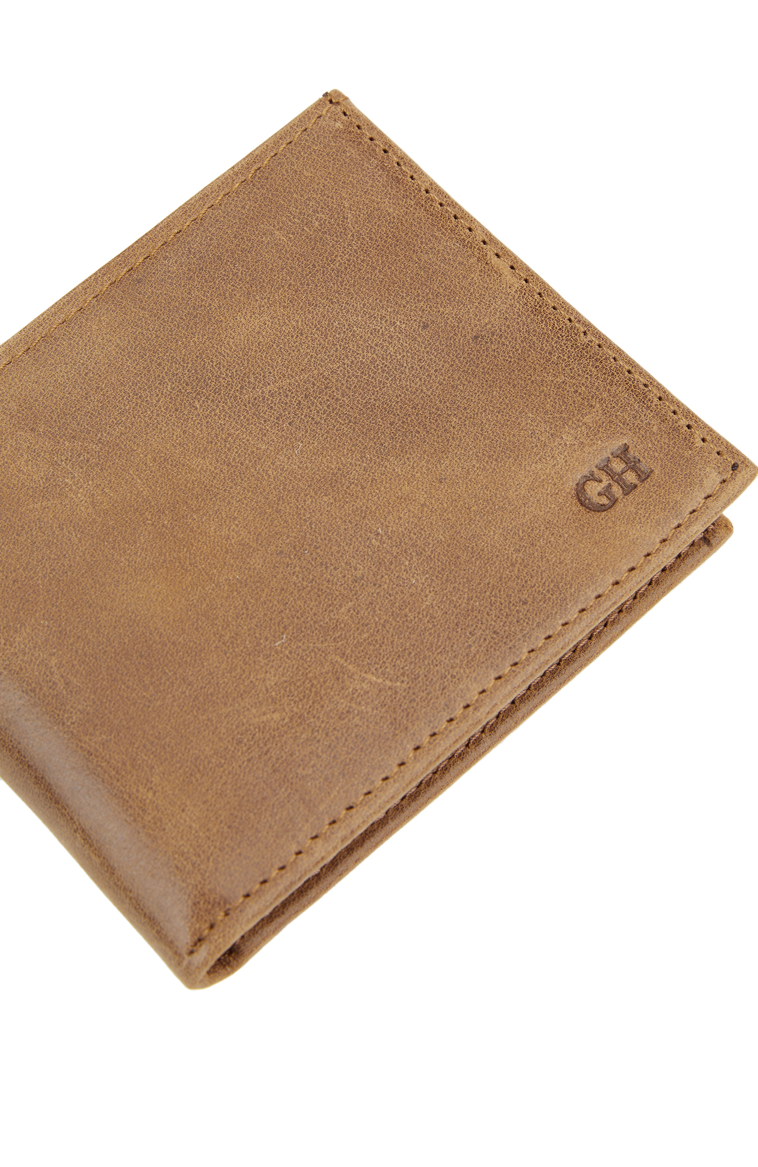 Kum Rengi Kroko Erkek Deri Cüzdan