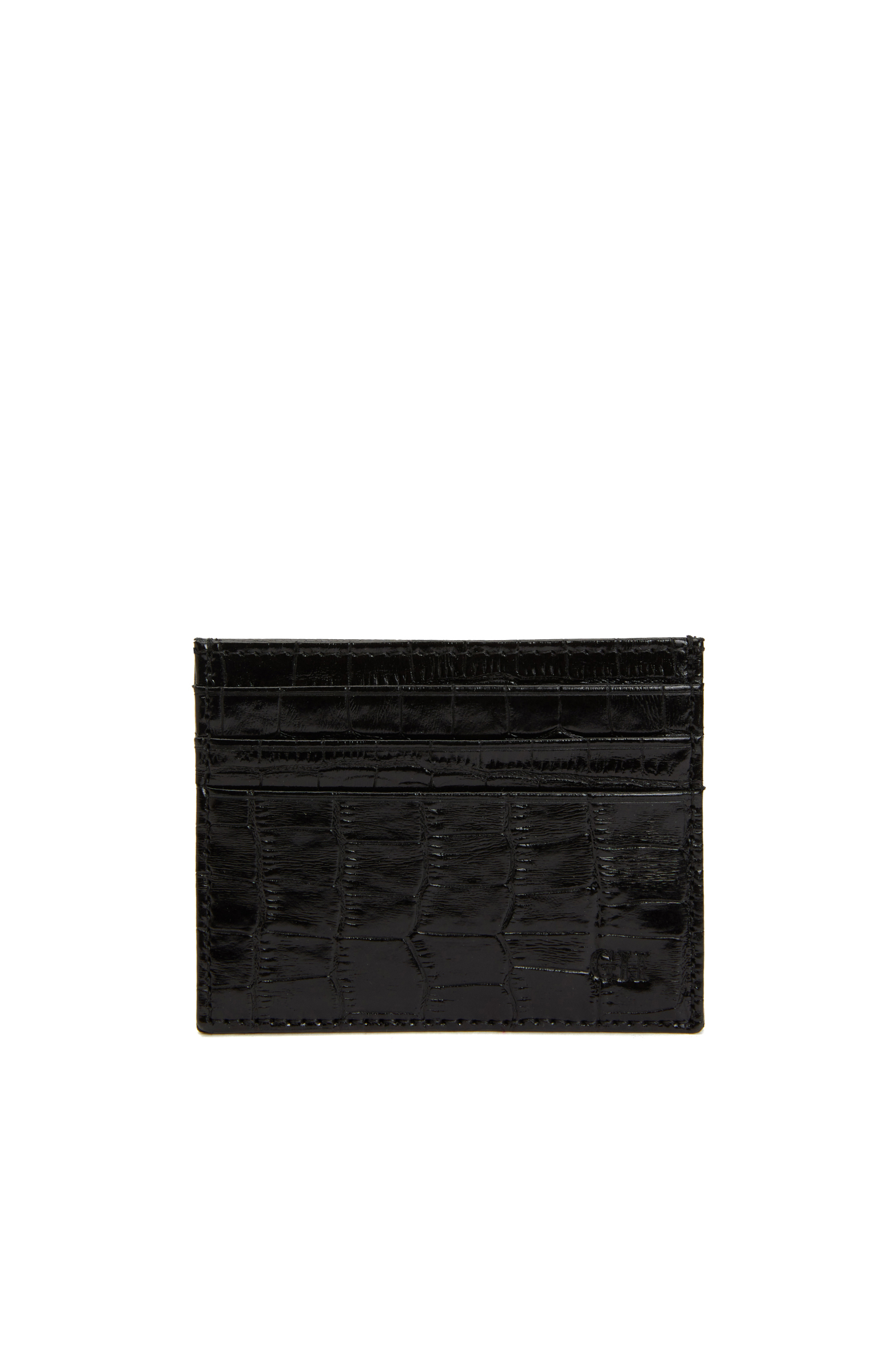 Siyah Kroko Erkek Deri Kartlık