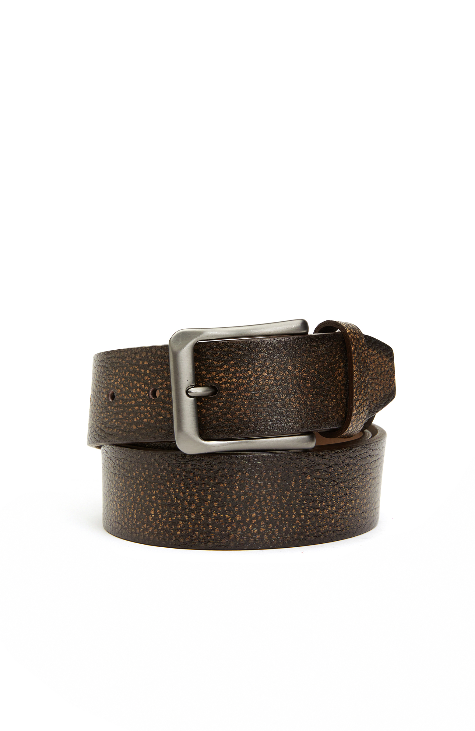 Gri Erkek Deri Kemer