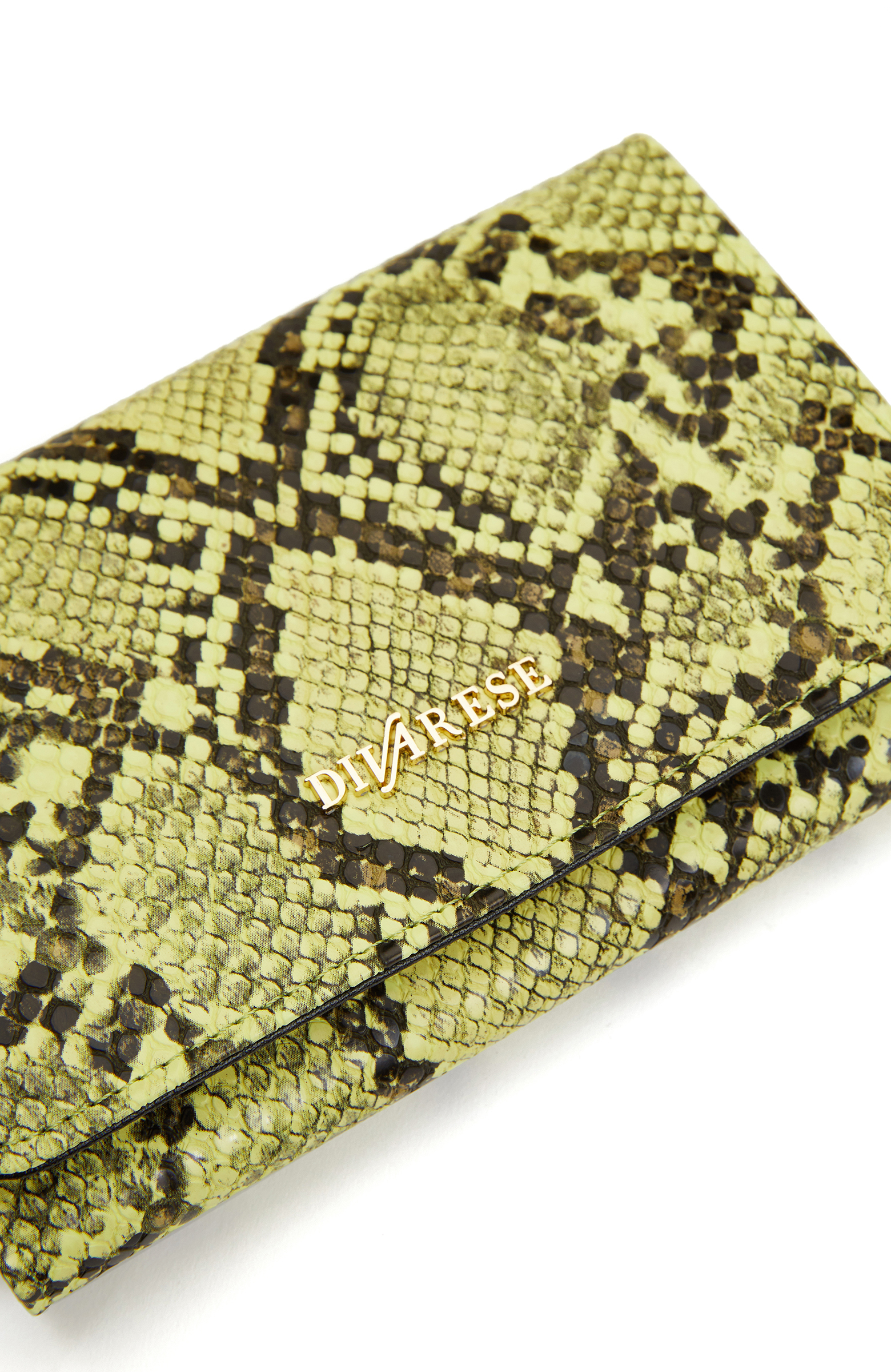 Sarı Desenli Kadın Cüzdan