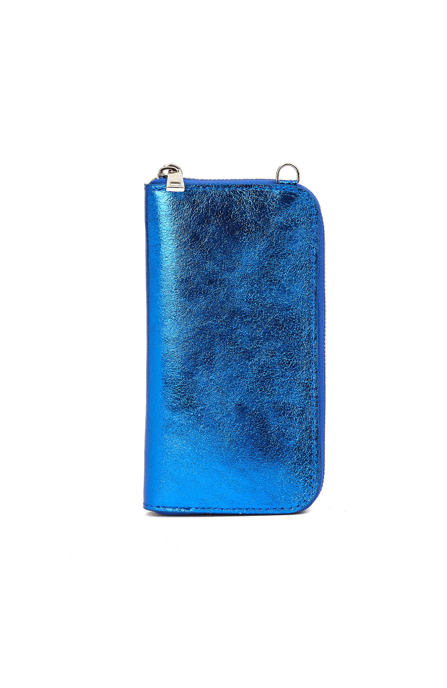 Mavi Kadın Deri Askılı Çapraz Çanta