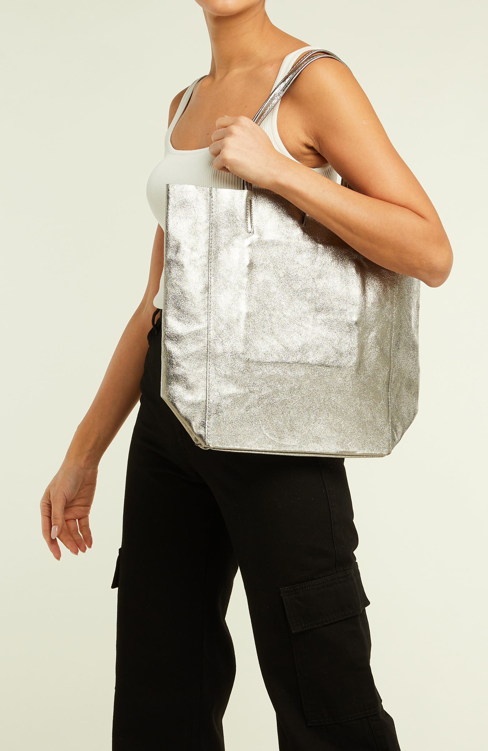 Silver Kadın Deri Omuz Çantası