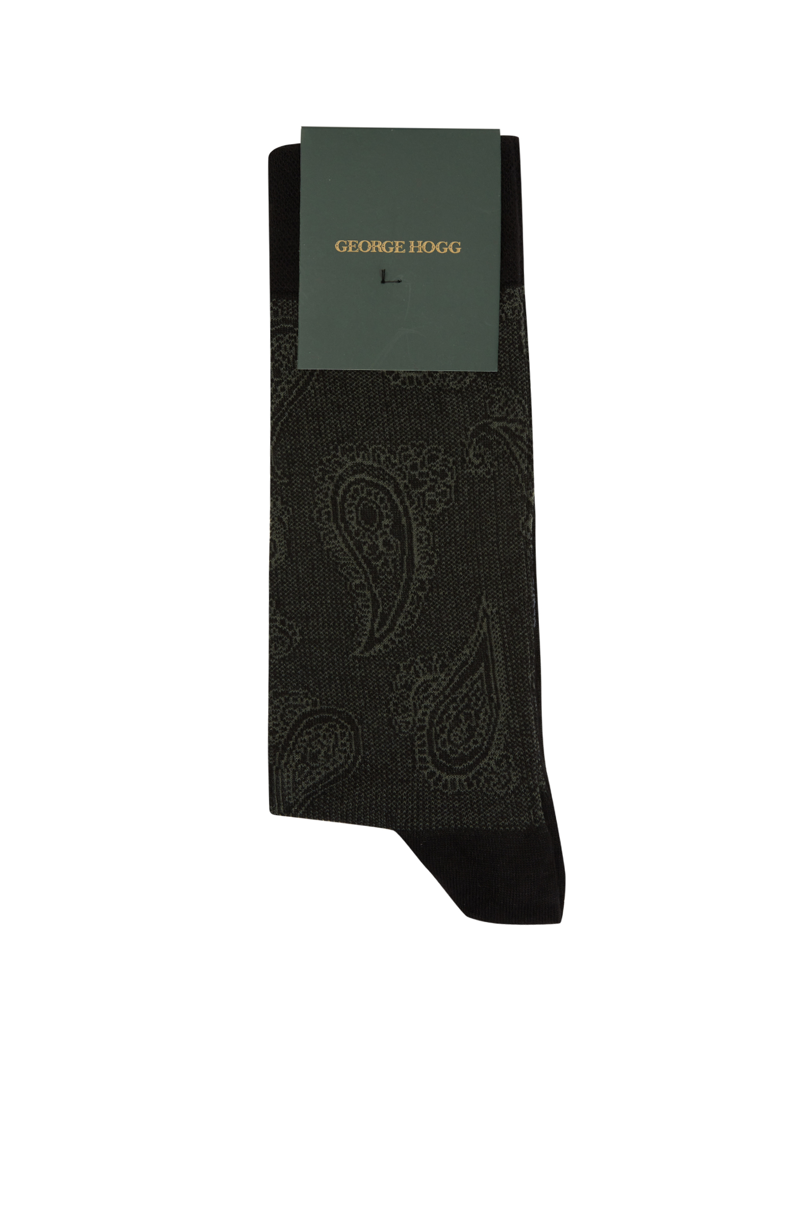 Siyah Yeşil Erkek Bambu Çorap