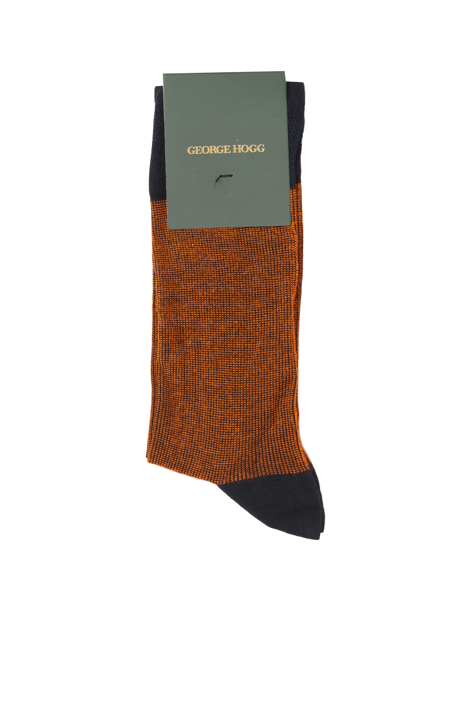 Lacivert-Camel Çorap