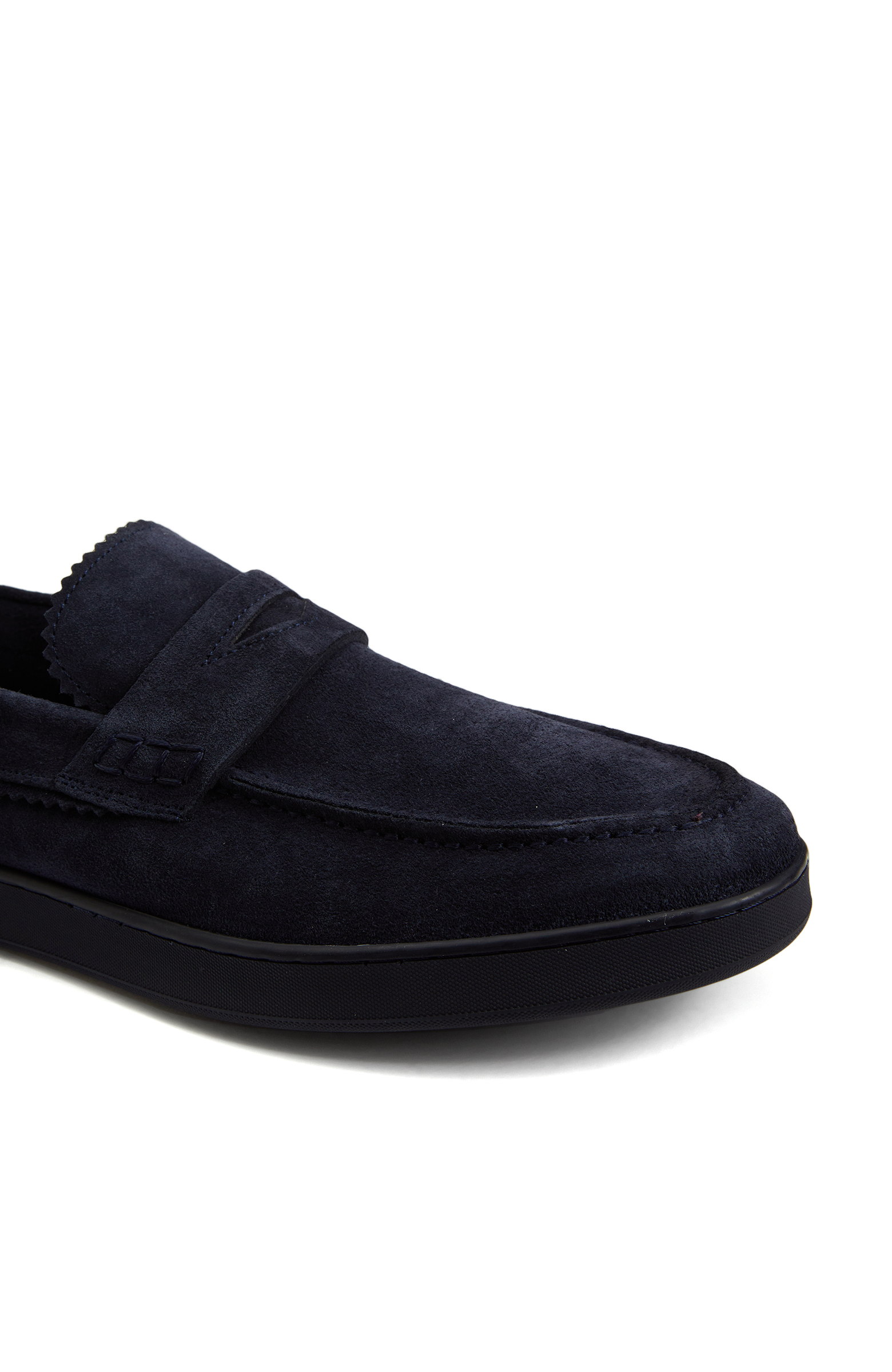 Lacivert Erkek Süet Loafer