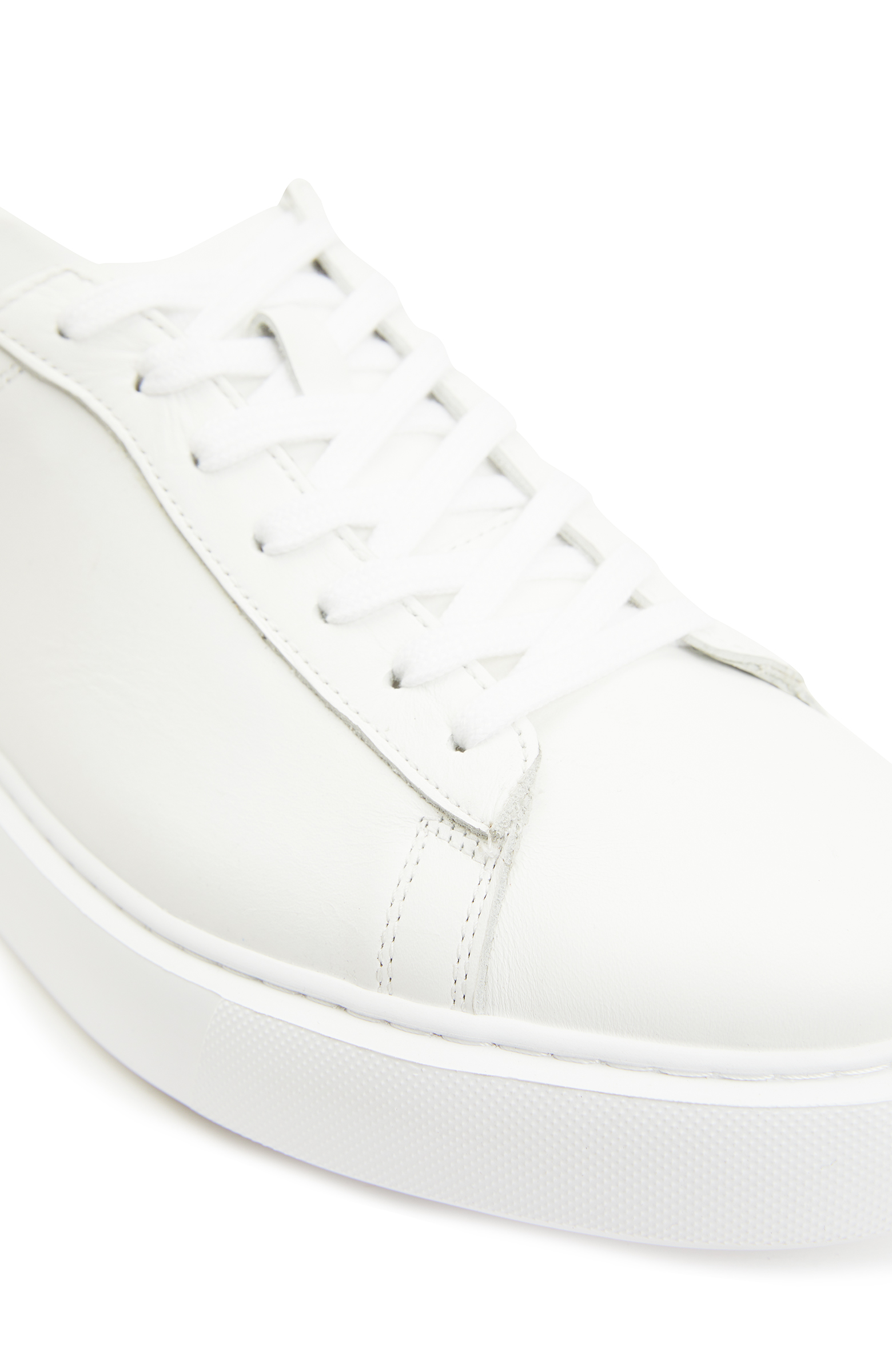 Beyaz Erkek Deri Sneaker