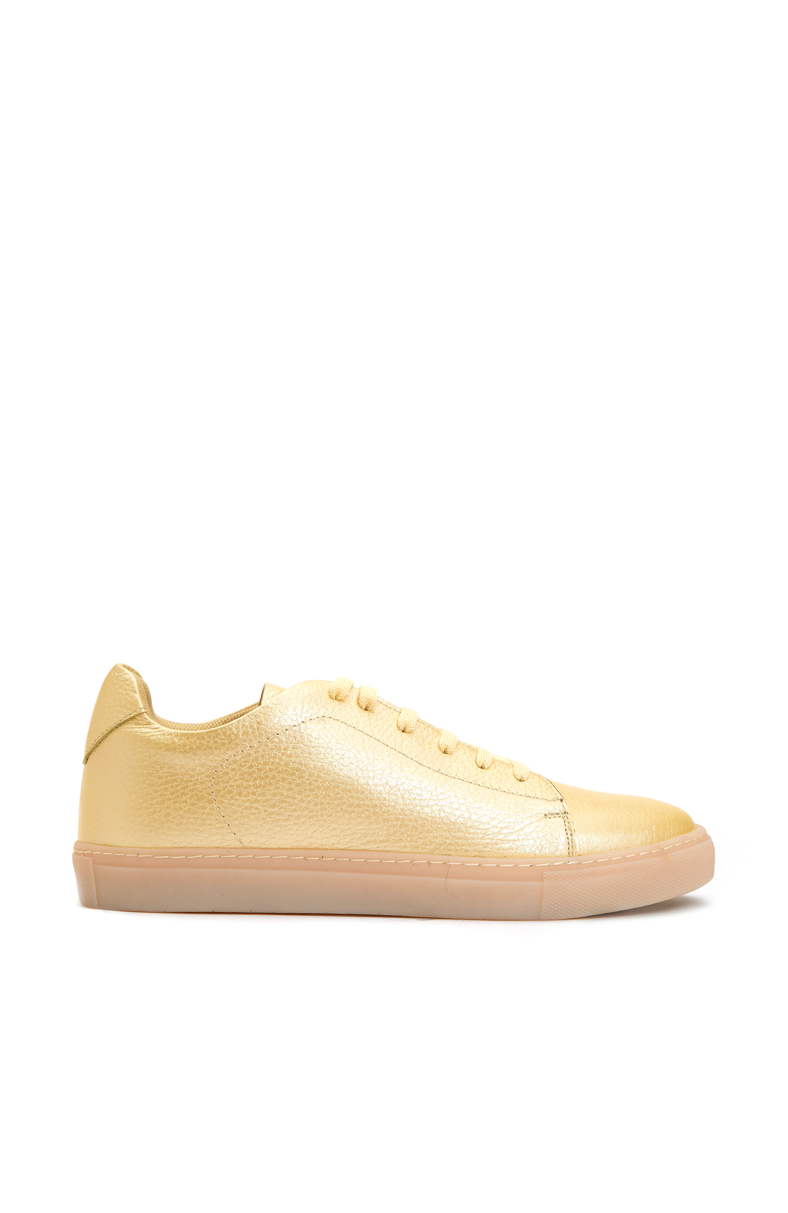 Sarı Kadın Deri Sneaker