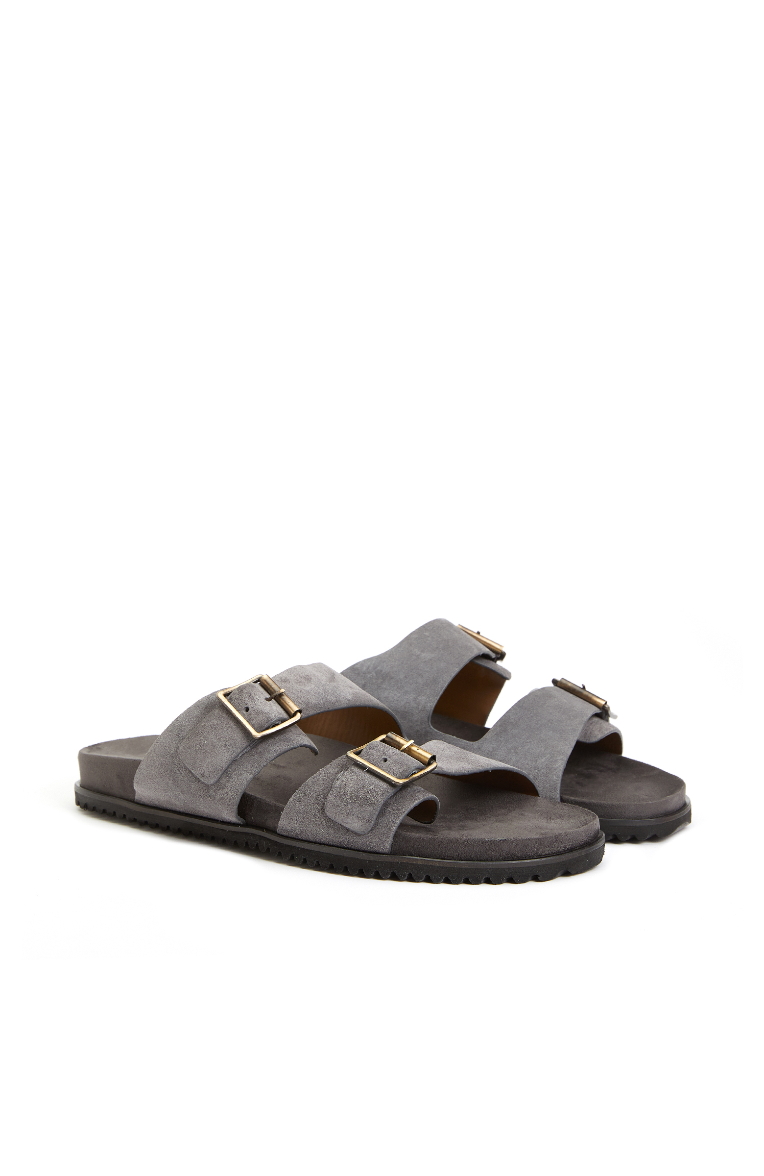 Antrasit Erkek Süet Terlik