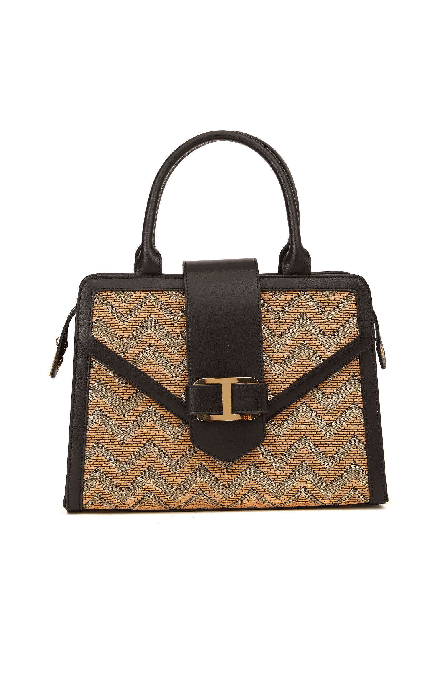 Siyah Desenli Kadın Çanta