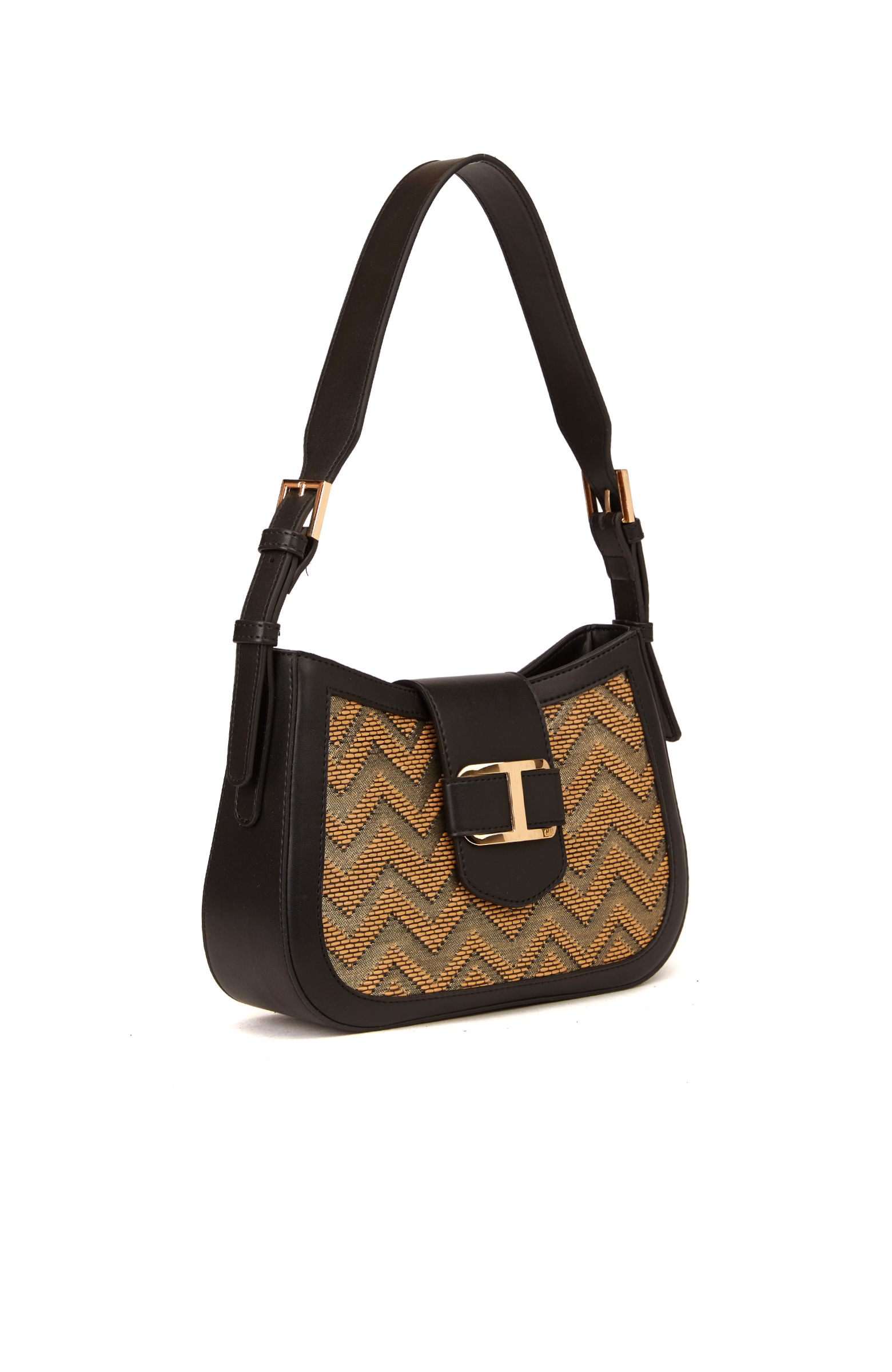 Siyah Desenli Kadın Çanta