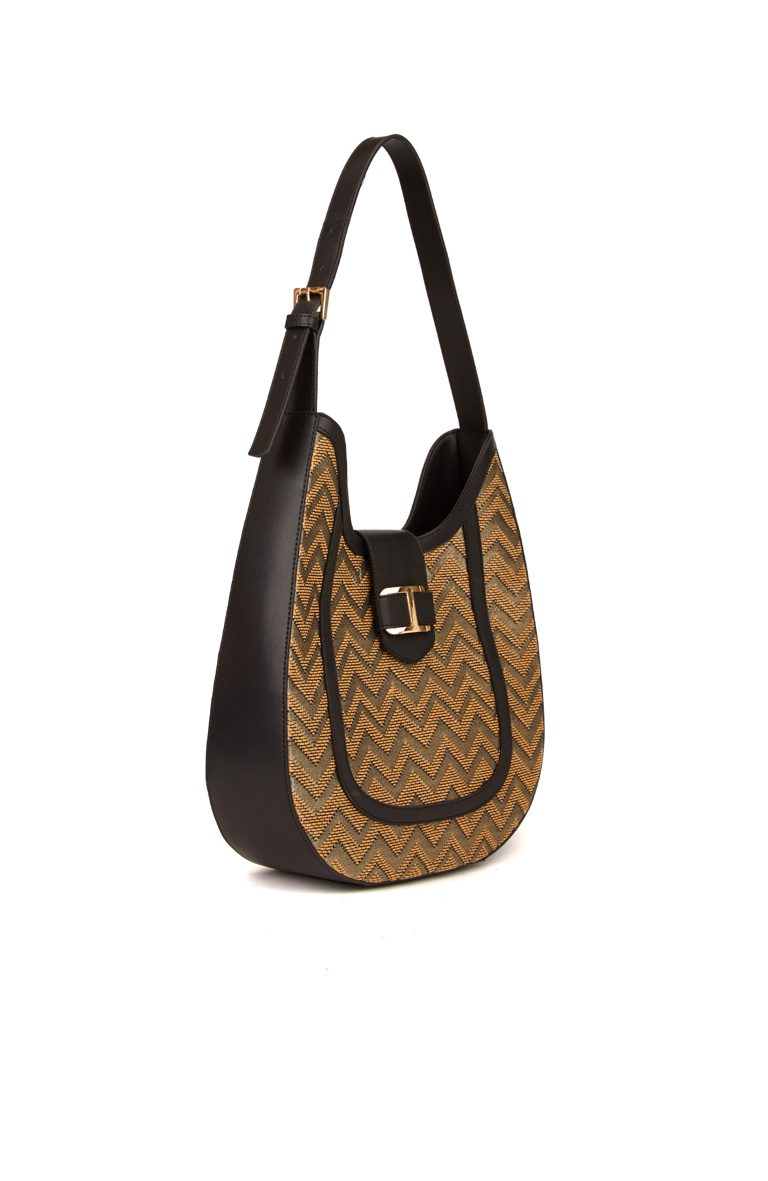 Siyah Desenli Kadın Çanta