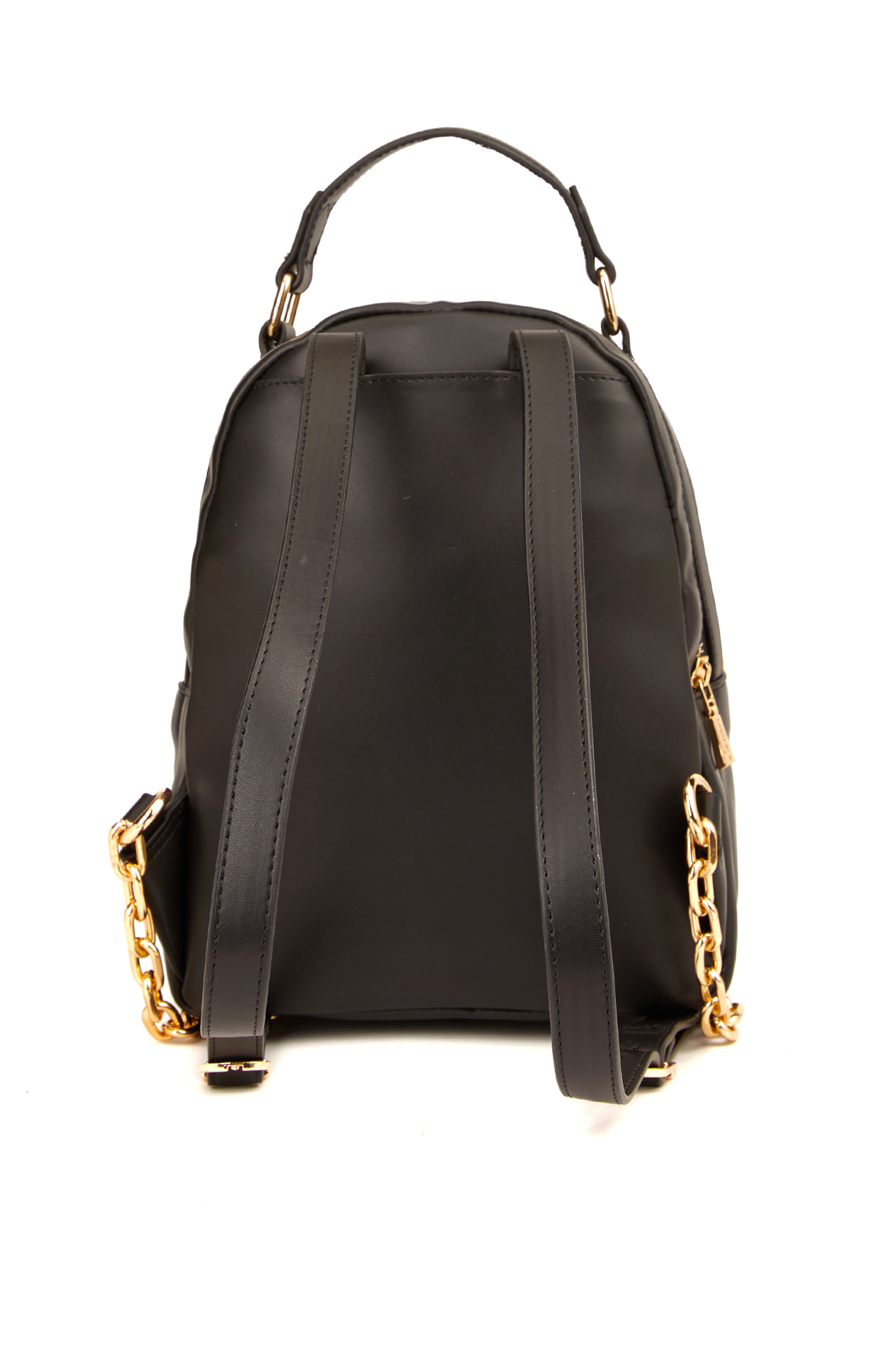 Gri Kazayağı Desenli Kadın Sırt Çantası