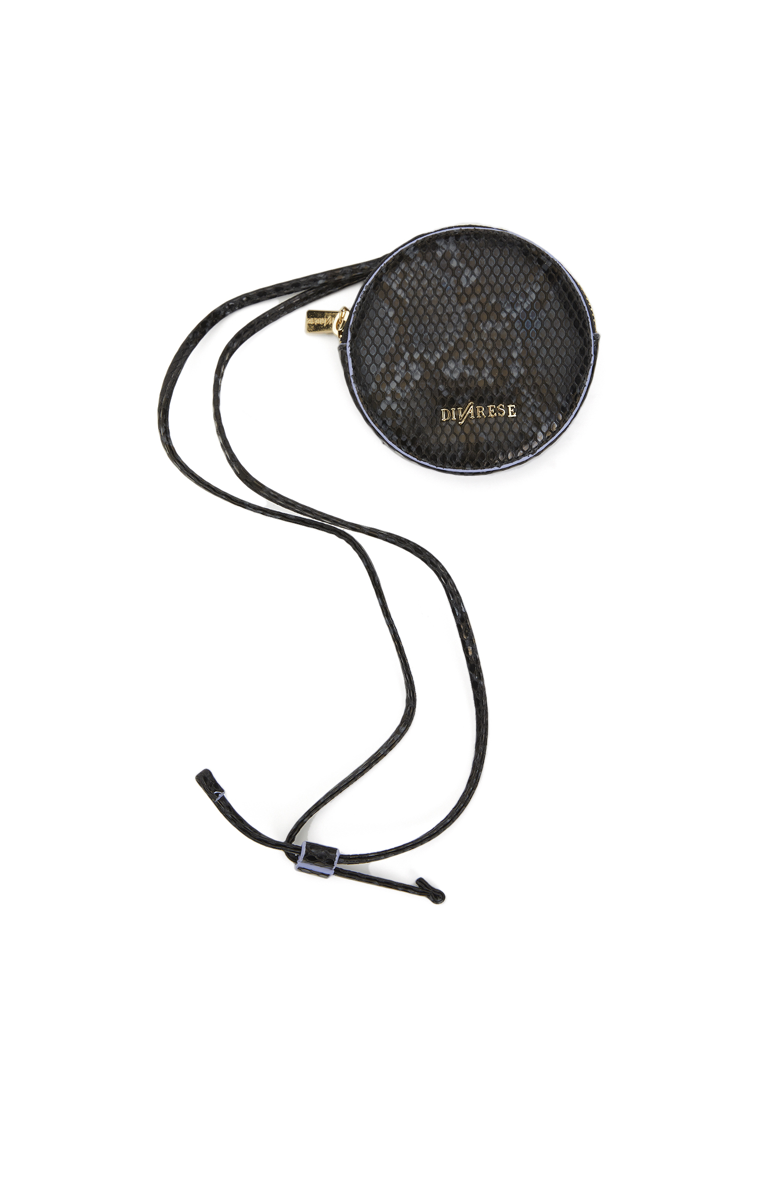 Siyah Yılan Baskılı Kadın Bozuk Paralık