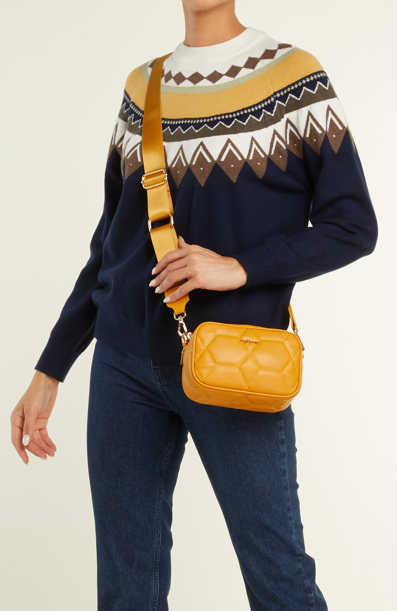 Hardal Kadın Postacı Çanta