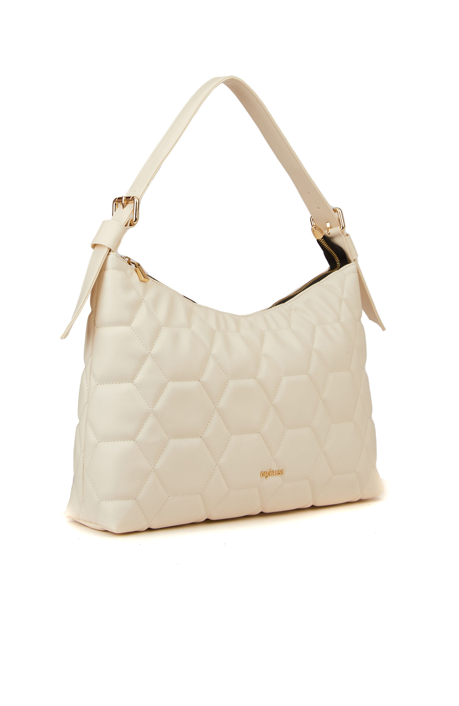 Bej Kapitoneli Kadın Çanta