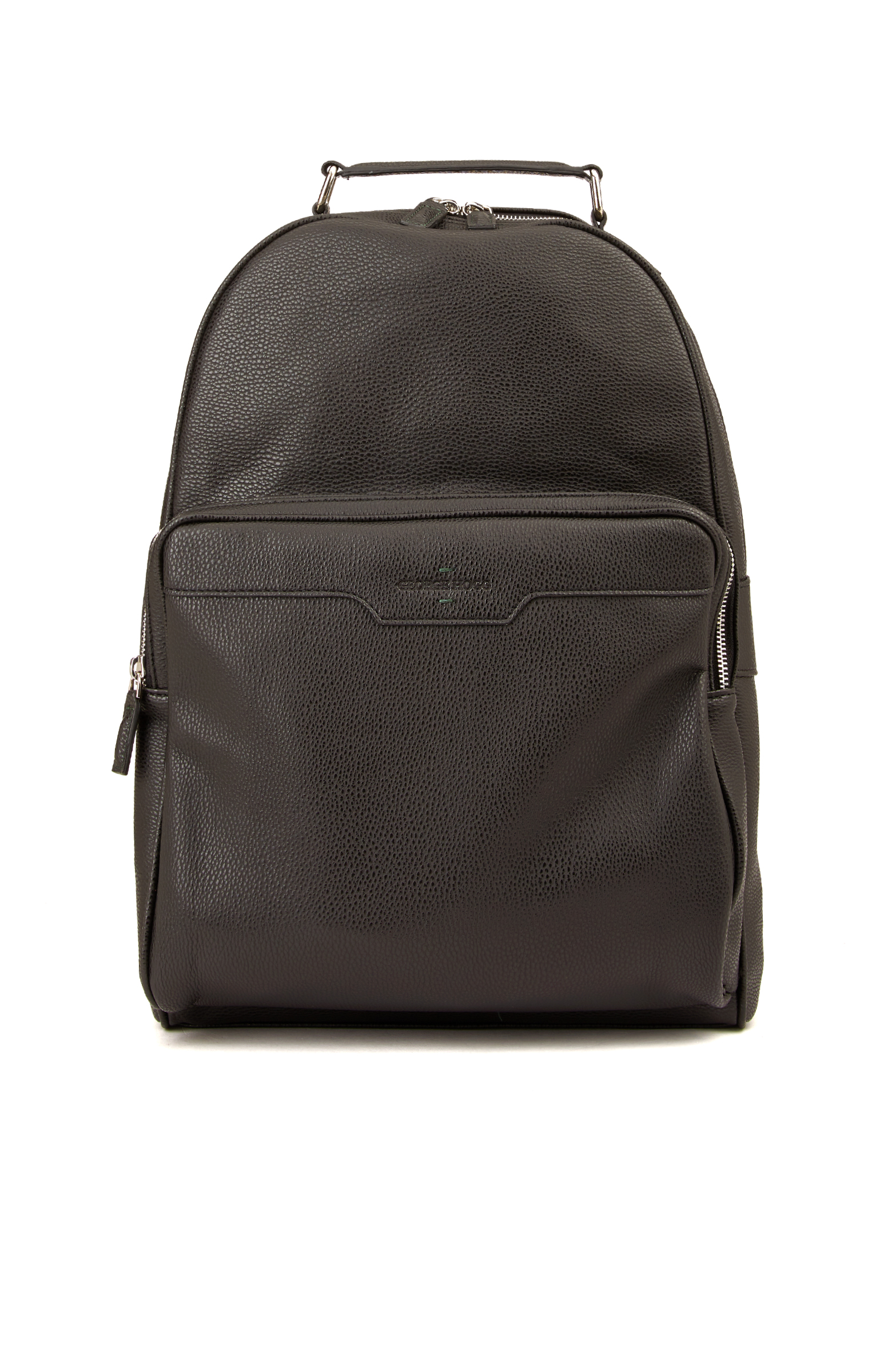 Siyah Deri Erkek Sırt Çantası